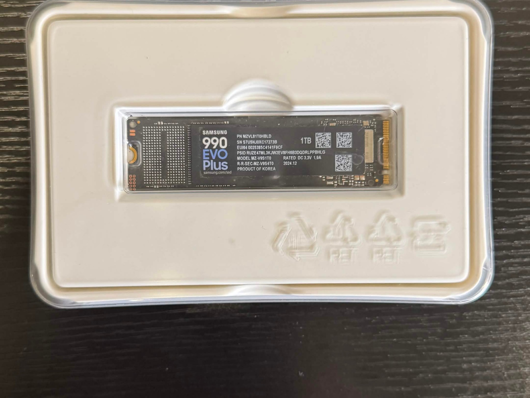 Samsung 990 Evo Plus 1TB Gen4 - 0 Hours on