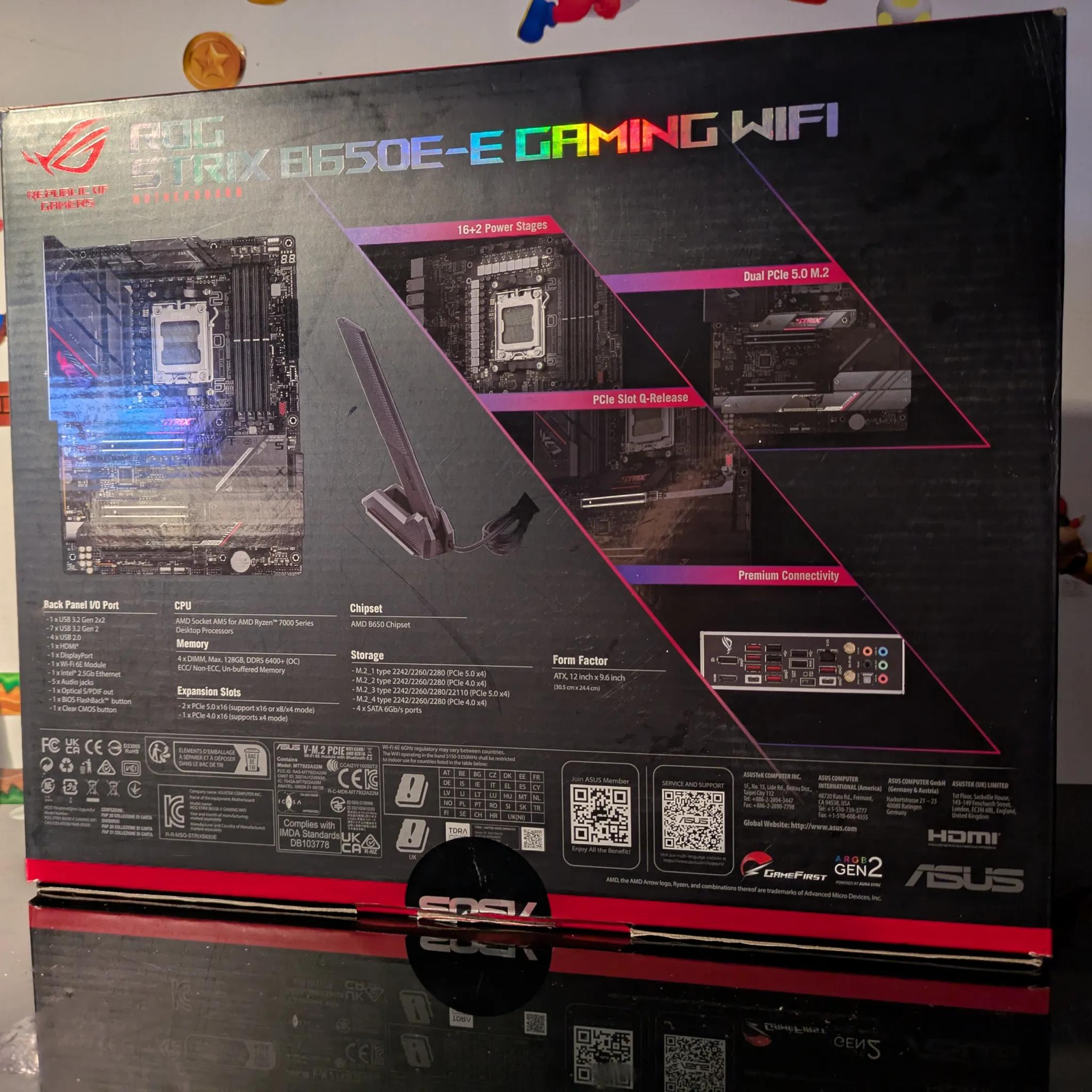 🔥🔥BNIB Ryzen 7 9800X3D|ASUS ROG Strix B650E-E|48GB DDR5-5200 Combo w/ warranty🔥🔥