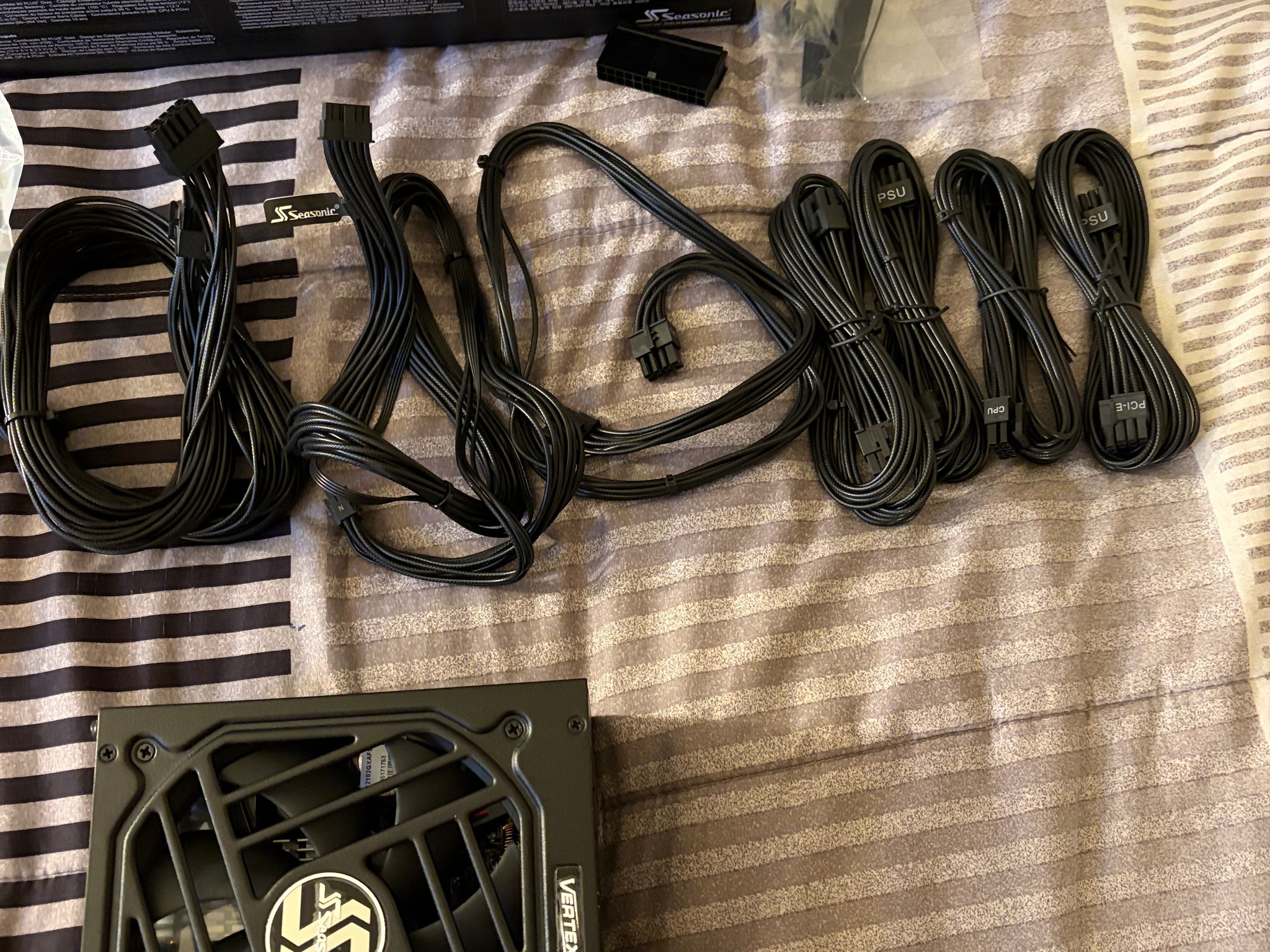 Seasonic Vertex GX-1000 1000W PSU | 80+ Gold | ATX 3.0 / PCIe 5.0 | Fully Modular