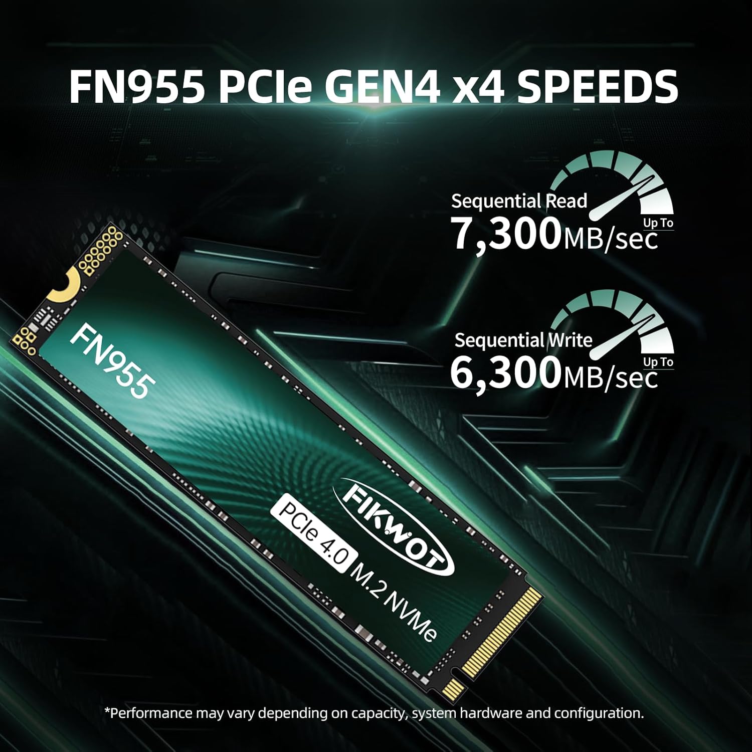 Fikwot FN955 4TB NVMe SSD M.2 2280 PCIe Gen4x4