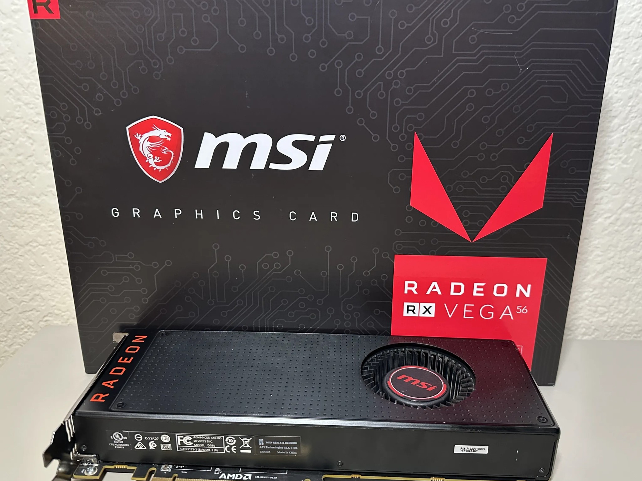 AMD MSI RX Vega 56 8GB - Has Vega 64 Bios