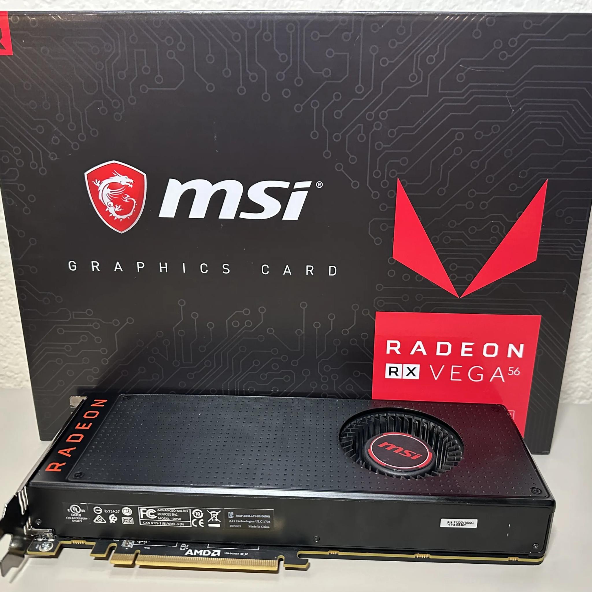 AMD MSI RX Vega 56 8GB - Has Vega 64 Bios