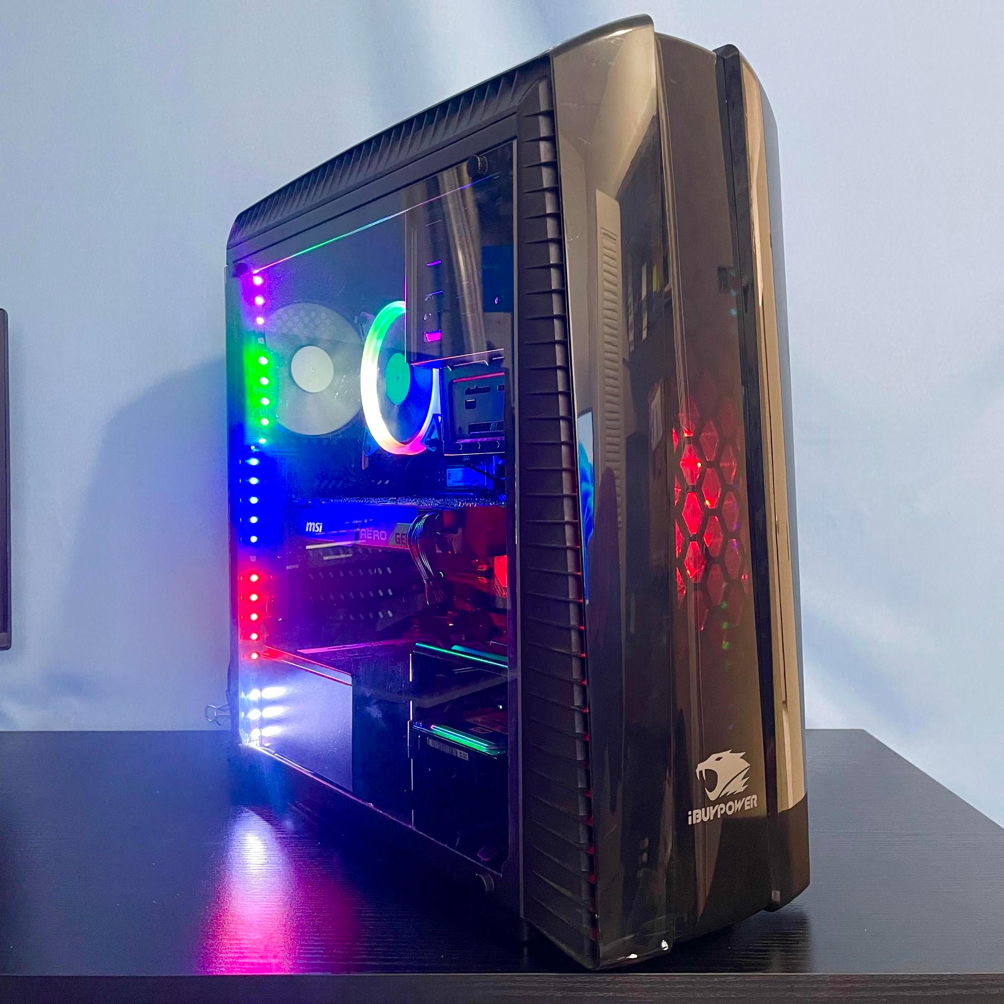 Ryzen 5 GTX1080Ti Strong Gaming PC | GTX 1080Ti / 16GB / 1.2TB Win 11 Pro + Wi-Fi