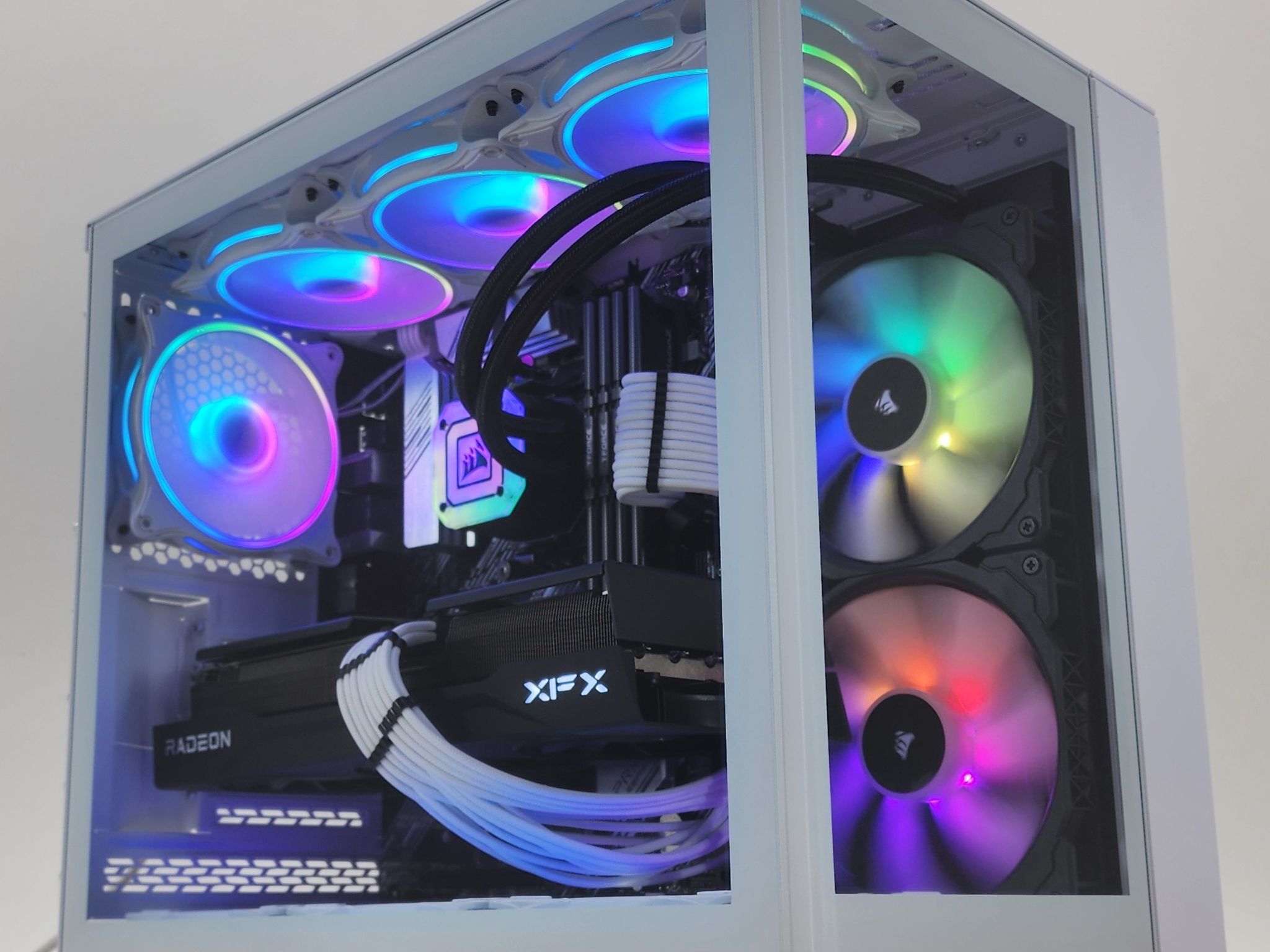 Gaming PC Ryzen 7 5800XT 32GB RAM 2TB SSD RX 9070 16GB Windows 11 Computer