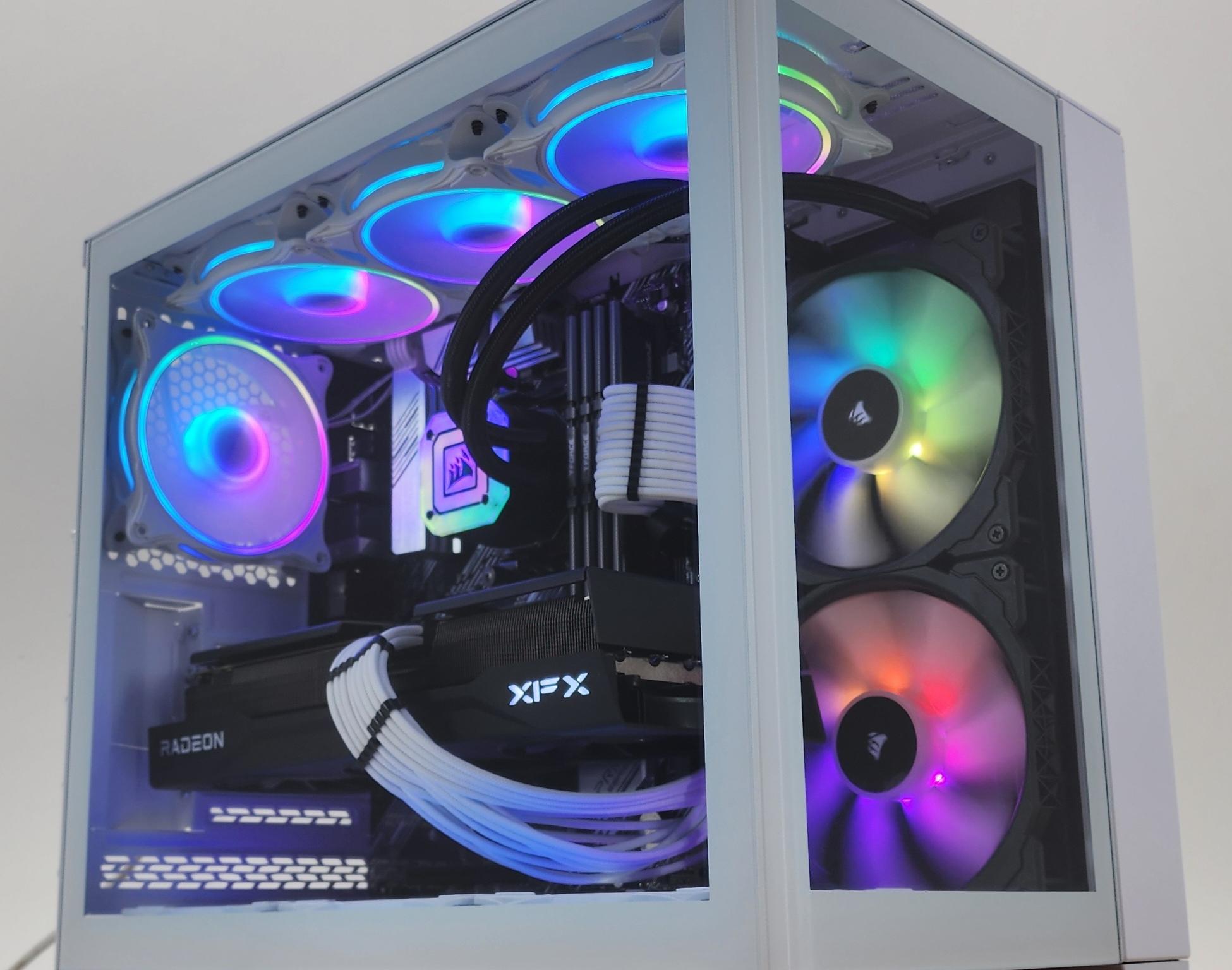 Gaming PC Ryzen 7 5800XT 32GB RAM 2TB SSD RX 9070 16GB Windows 11 Computer