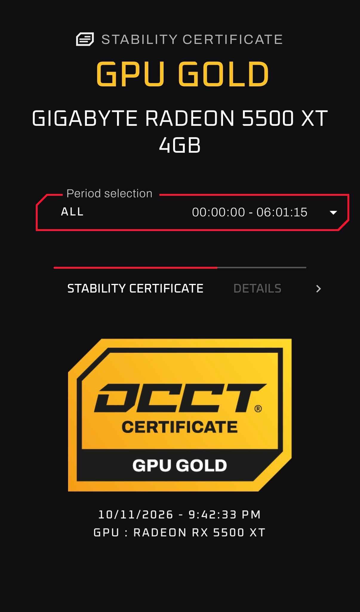 GIGABYTE GAMING OC Radeon RX 5500 XT
