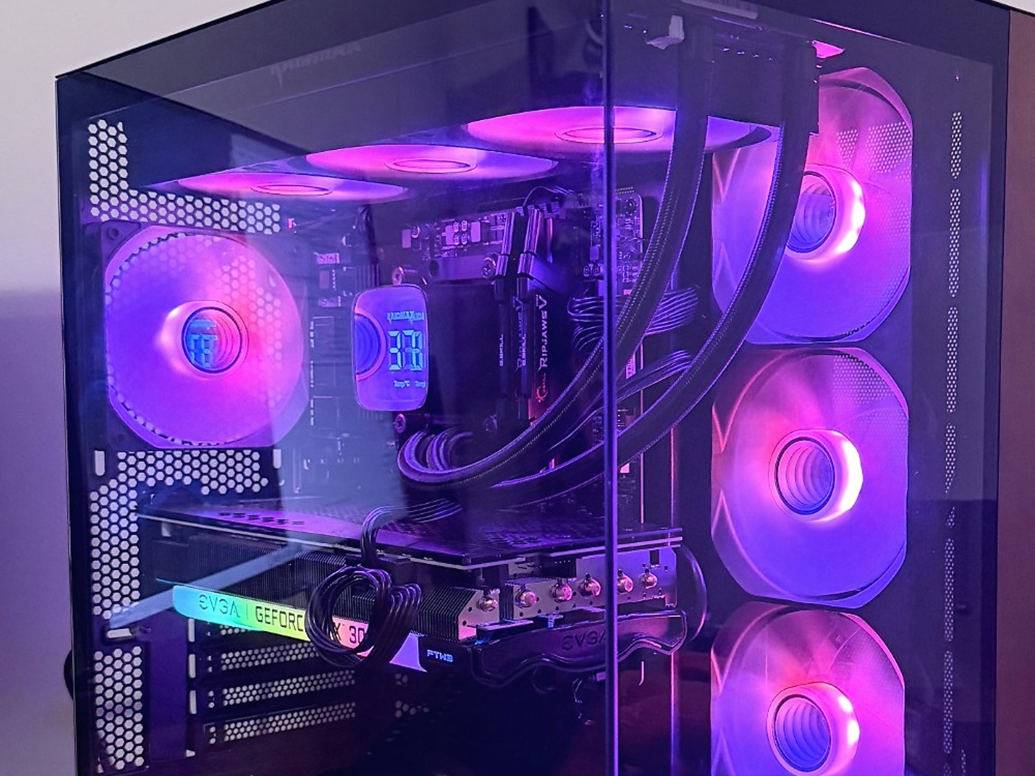 Custom Gaming PC EVGA RTX 3070 Ryzen 5 5500 32GB RAM 1TB NVMe WiFi Win 11 Pro