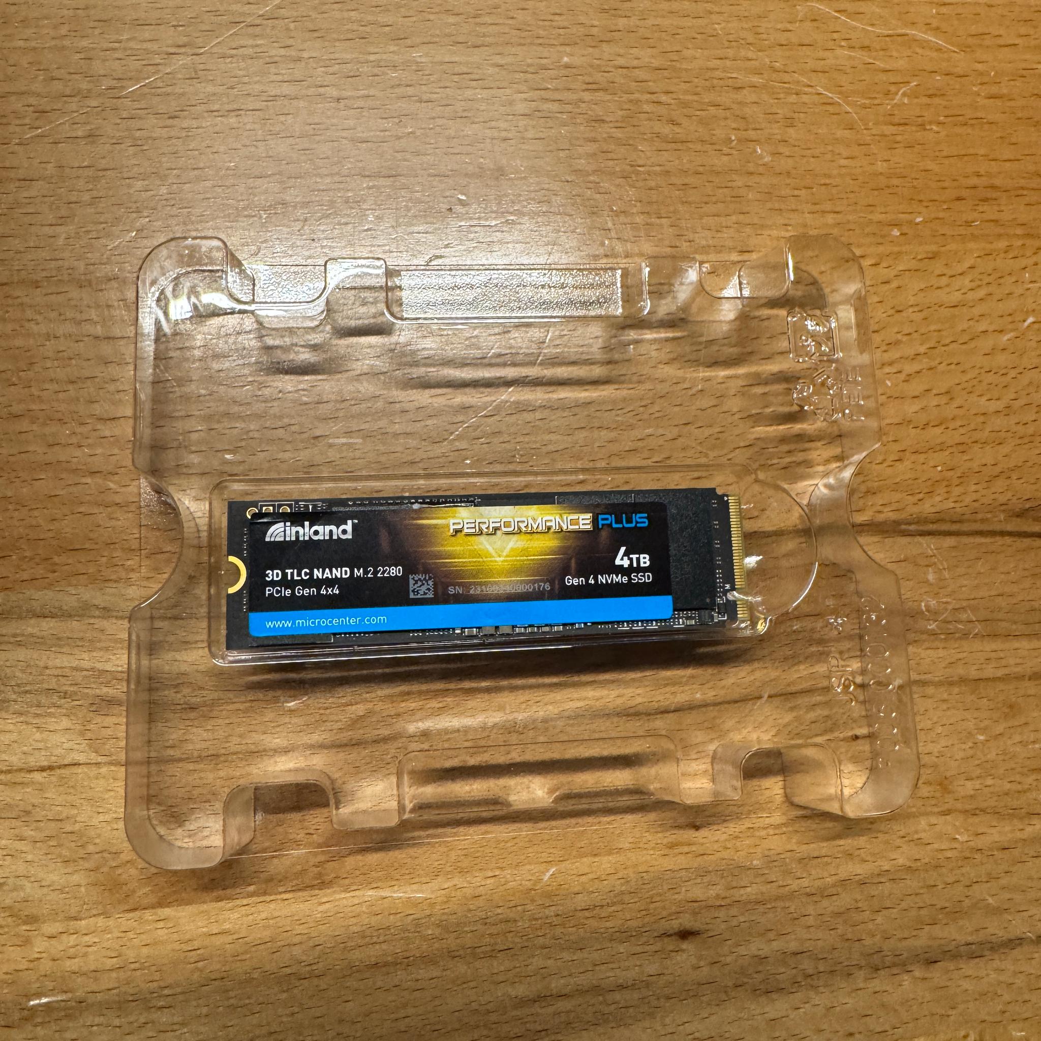 4TB Inland Performance Plus Gen4 SSD