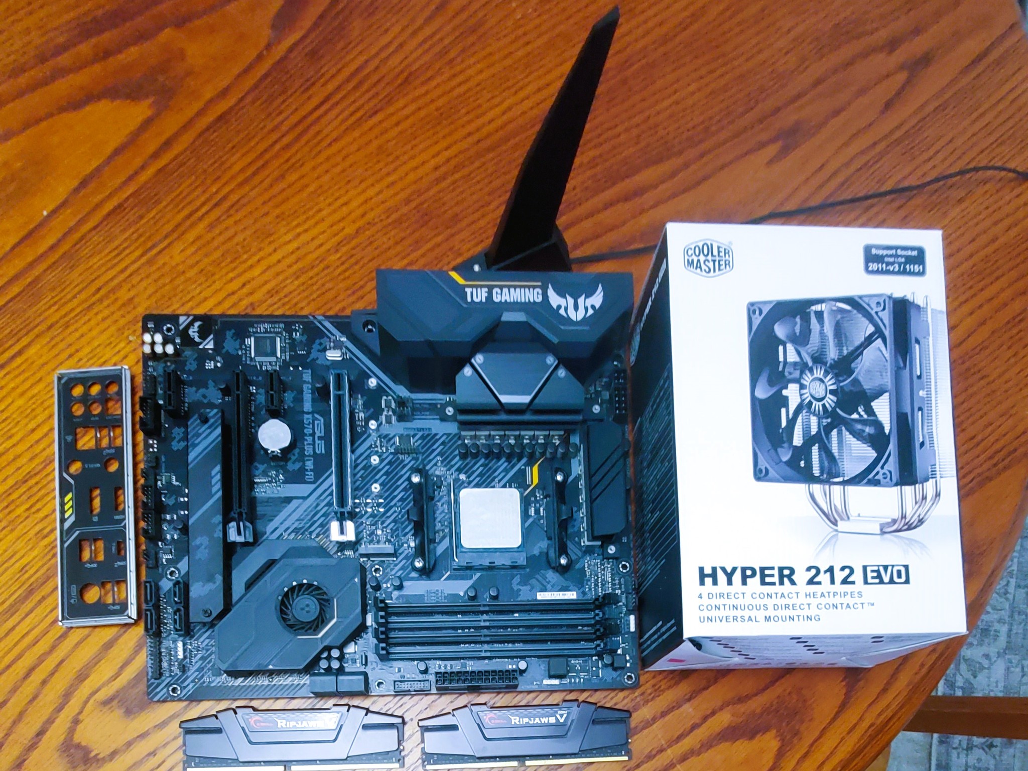 Pre-owned bundle AMD Ryzen 3950X CPU, ASUS TUF Gaming X570 BOARD, G.SKILL RipJaw 32GB RAM, Cooler