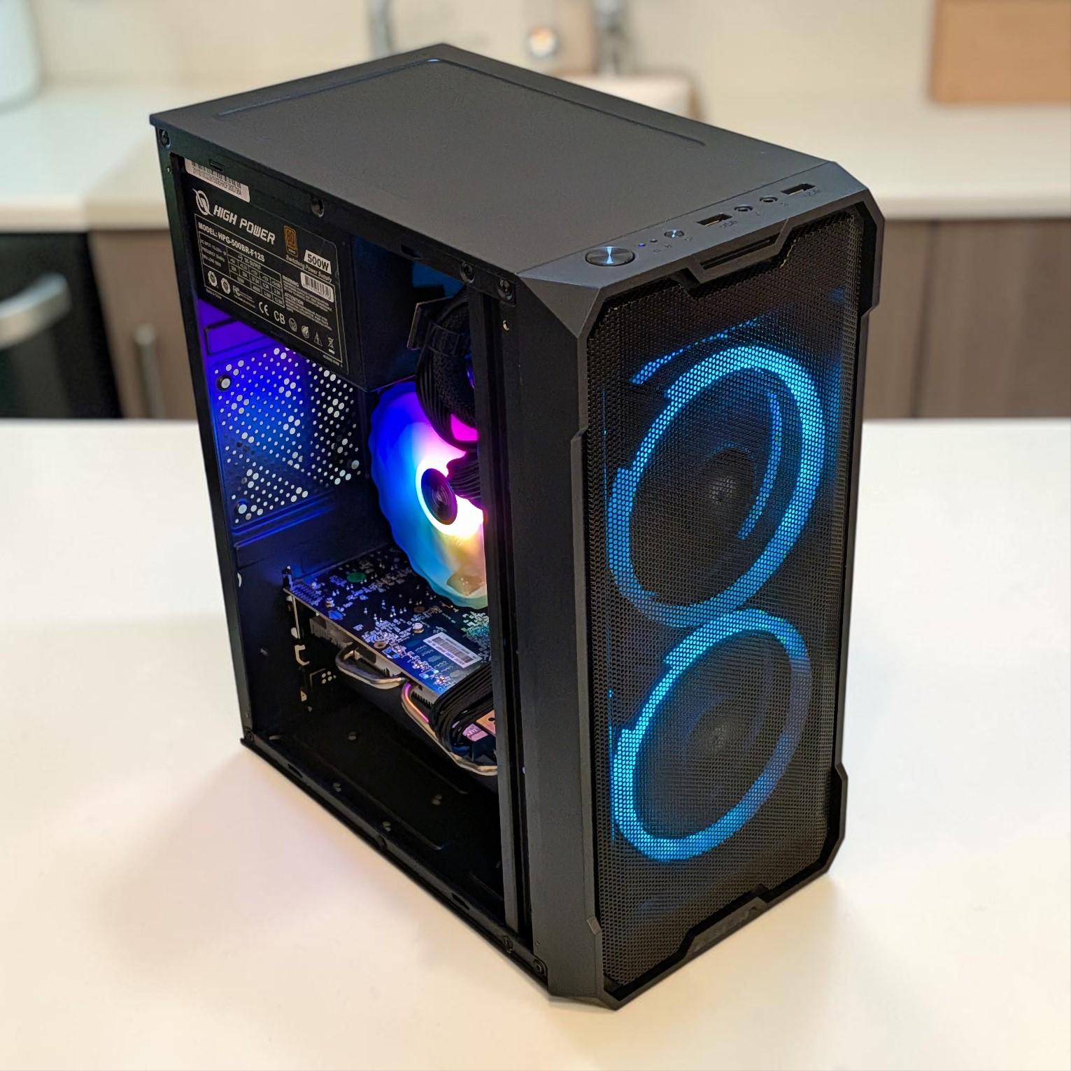 ⚡ Flash Sale! Gaming PC | RX 580 8GB | Xeon 8-Core | 32GB RAM | 256GB NVME | WIFI | WIN 11 PRO