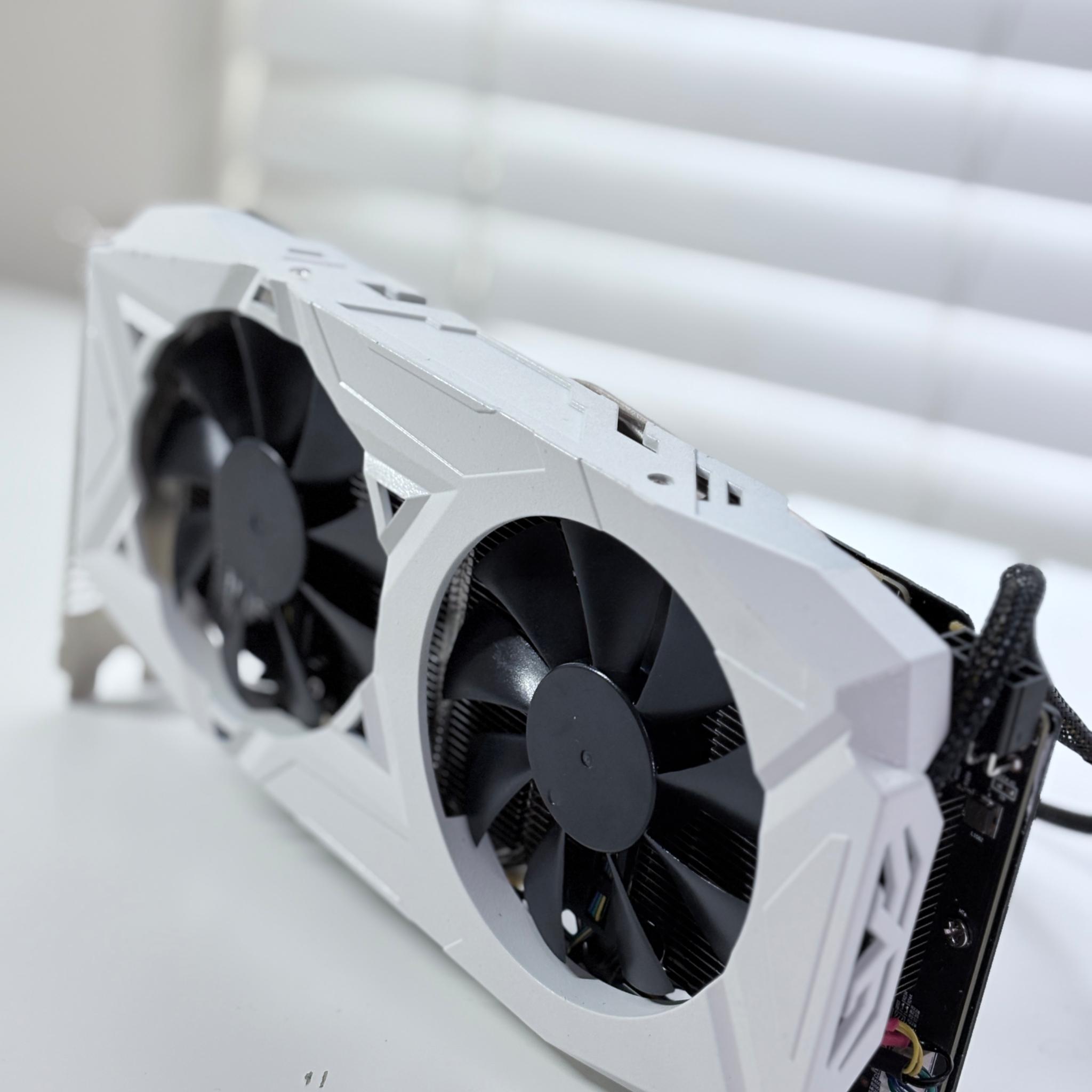 PRICE DROP! White Out PowerColor Rx 590 8gb Red Dragon Modded