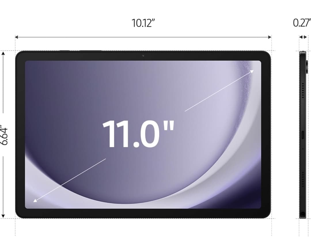 SAMSUNG Galaxy Tab A9+ Plus 11” 128GB Android Tablet, Big Screen, Quad Speakers, Upgraded Chipset