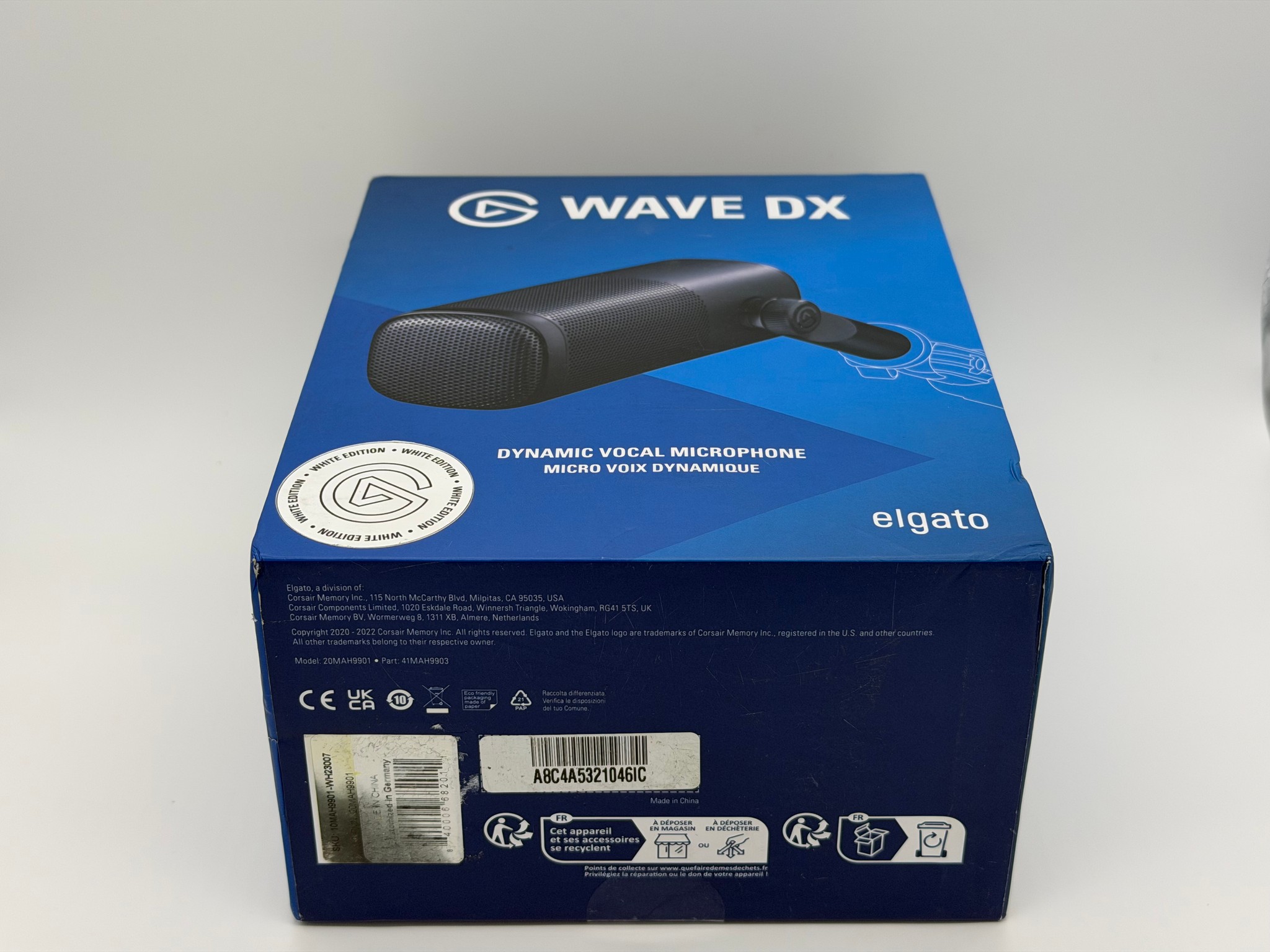 Elgato Wave DX Dynamic Microphone – White Edition