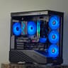 FREE SHIP 🖤🌈 Black RGB Gaming PC | RX 9060 XT 16 GB | AMD Ryzen 7 5700X | 1 TB NVME | 32 GB DDR4