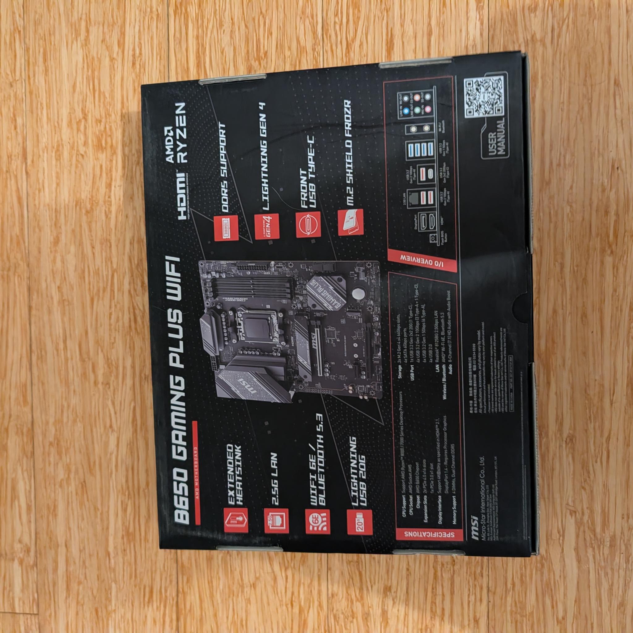 BRAND NEW MSI B650 GAMING PLUS WIFI