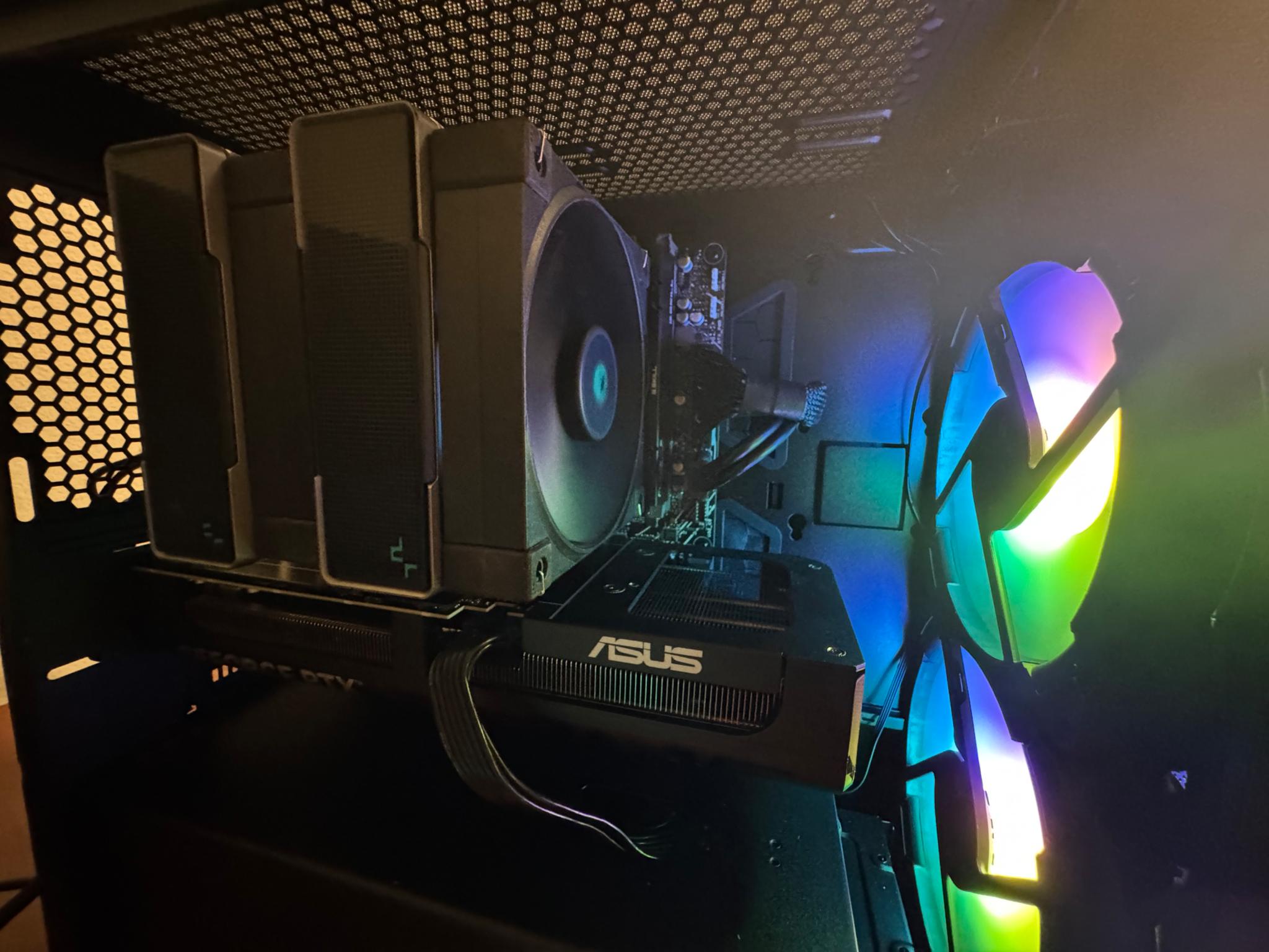 RTX 5070, R5 9600x ,1Tb gen4 SSD, 32gb DDR5 6000mt/s, ak620 tower cooler
