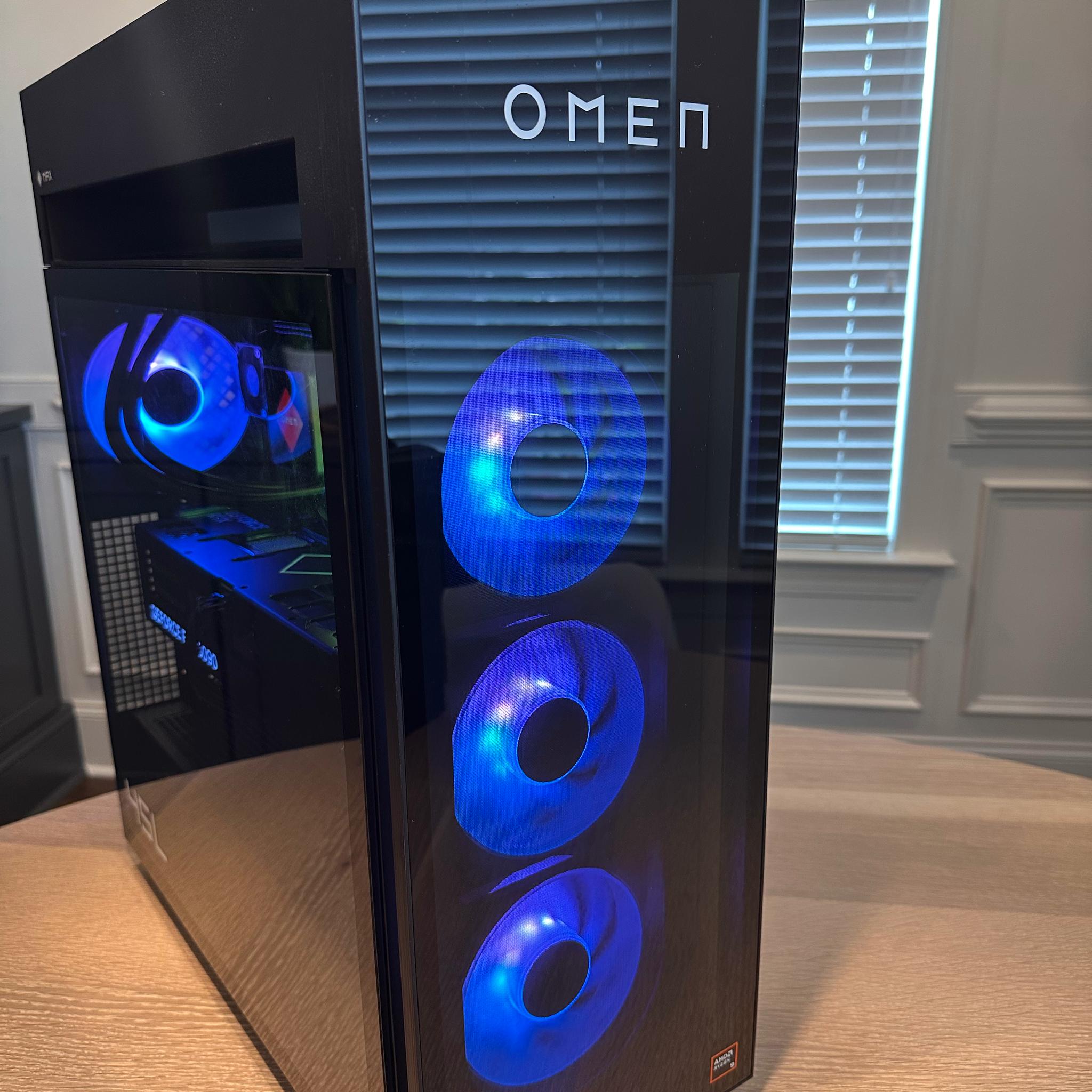 Brand New HP Omen 45L Ryzen 9950X3D, RTX 5090, 32GB, 1TB M2, 1200W