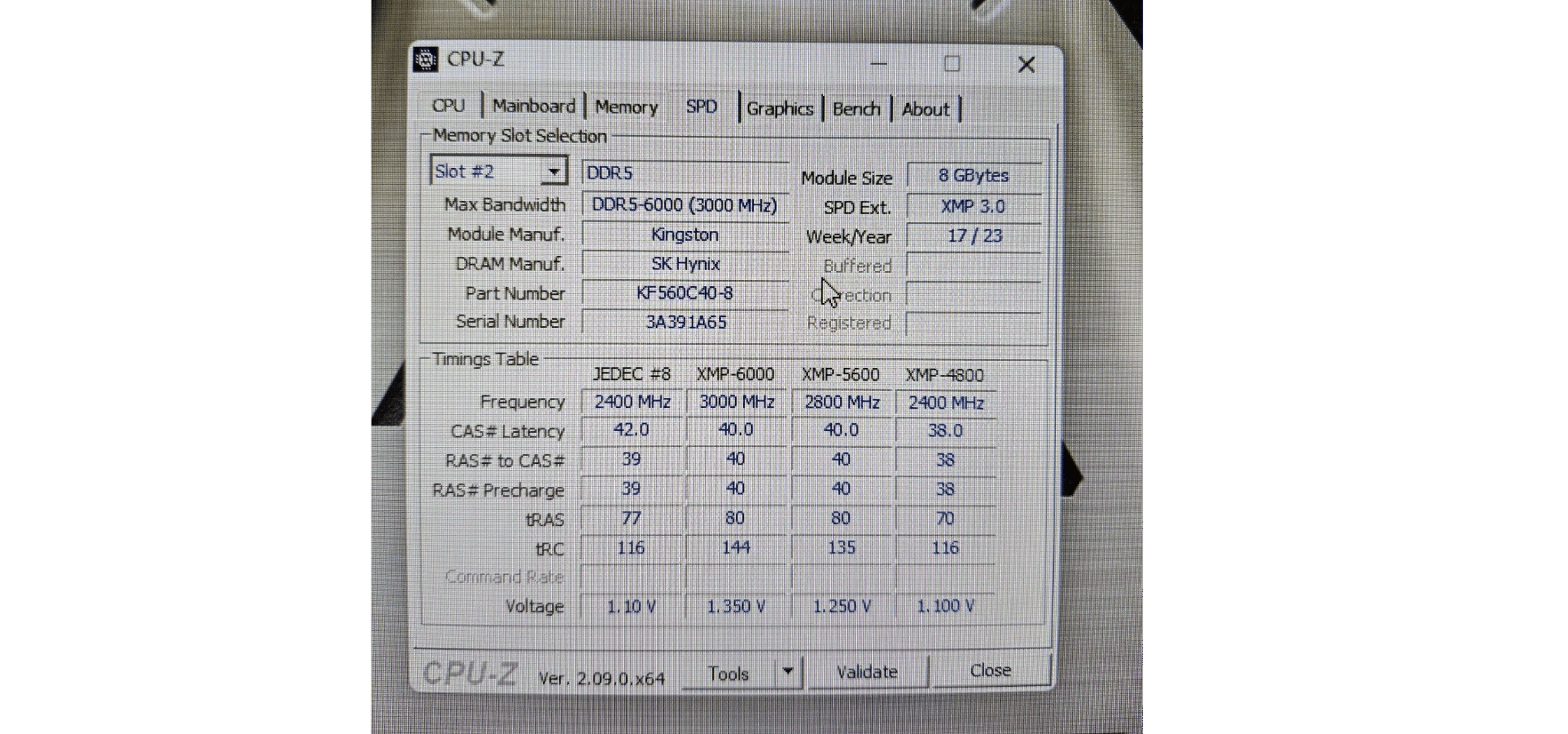 Kingston FURY Beast 16g (2x8gb) DDR5 6000mhz DRAM