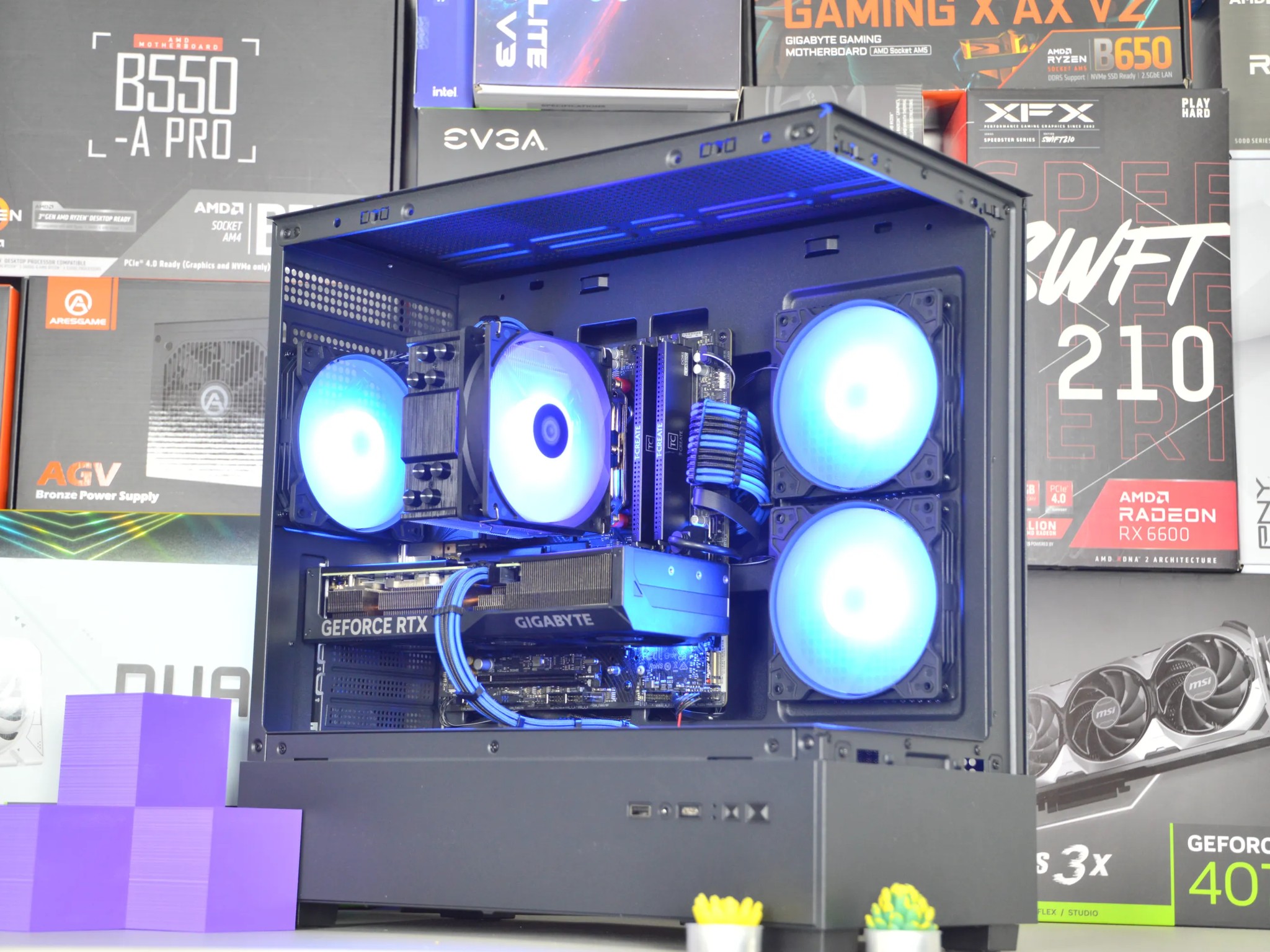 ⚡EXTREME⚡| RTX 4070 12GB| RYZEN 5 7500F | 32 GB DDR5 RAM | 2TB NVME SSD | Electric Night 2.0 |