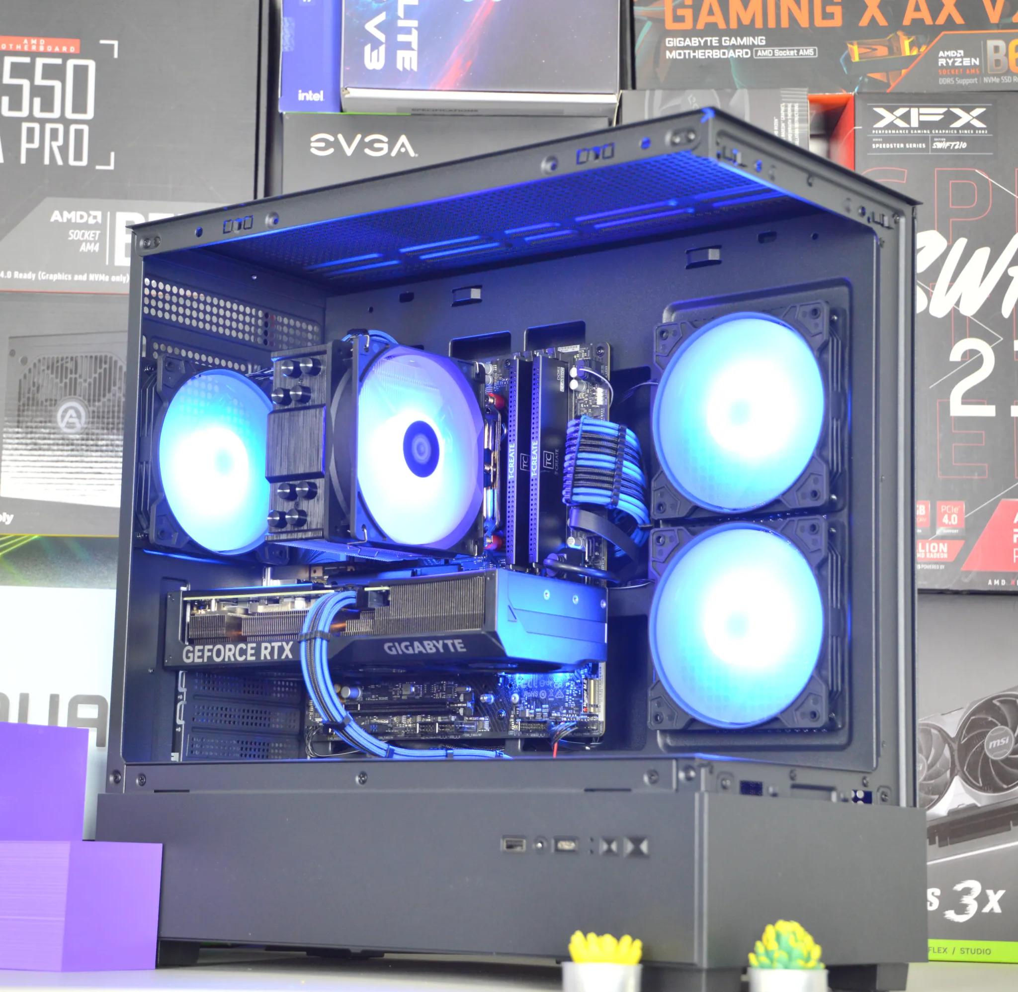 ⚡EXTREME⚡| RTX 4070 12GB| RYZEN 5 7500F | 32 GB DDR5 RAM | 2TB NVME SSD | Electric Night 2.0 |