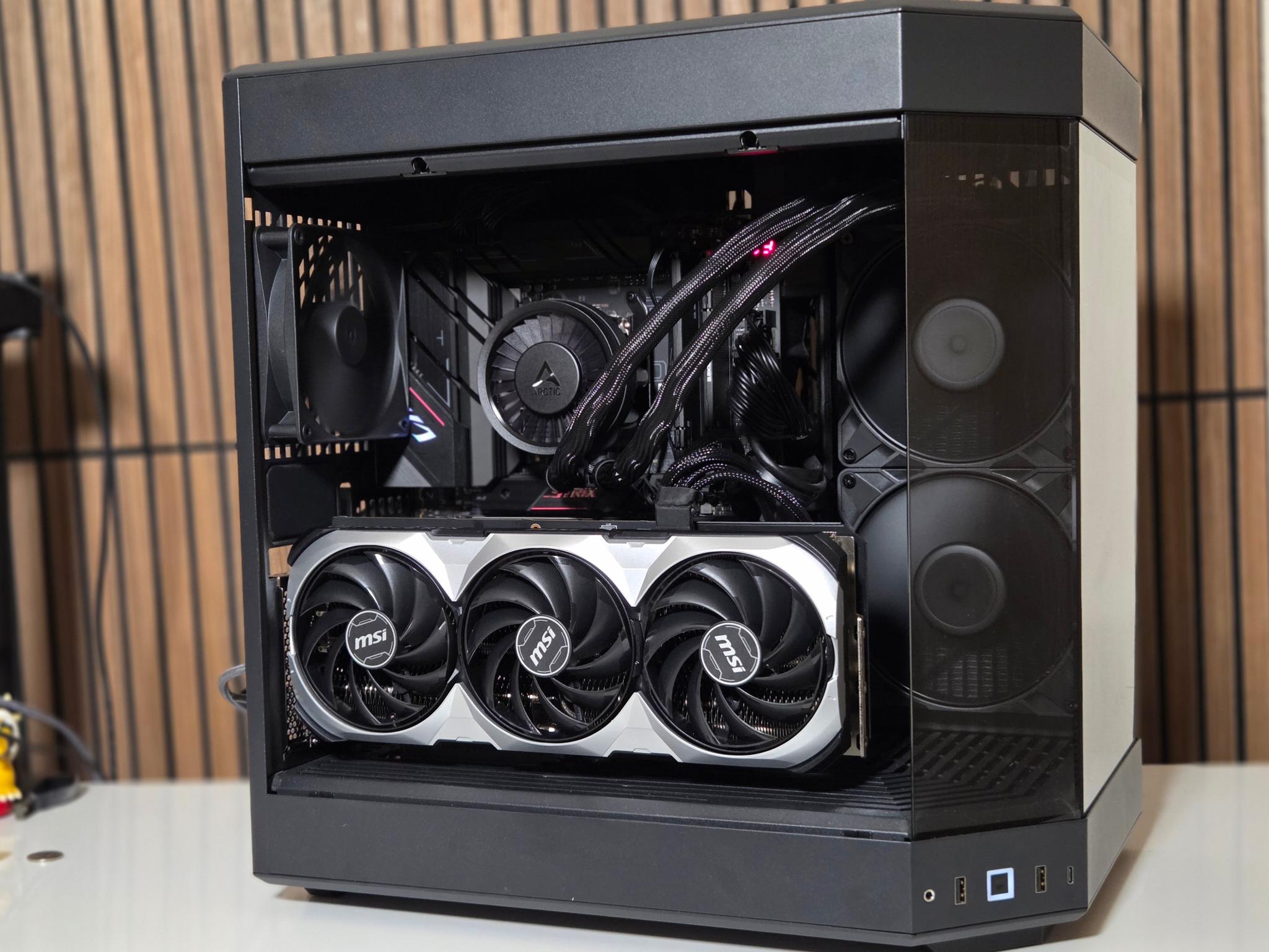 ALL Black | RTX 4080| Ryzen 9 7900x | 32GB DDR5 | 1TB NVME | GOLD PSU | Windows 11 | WIFI