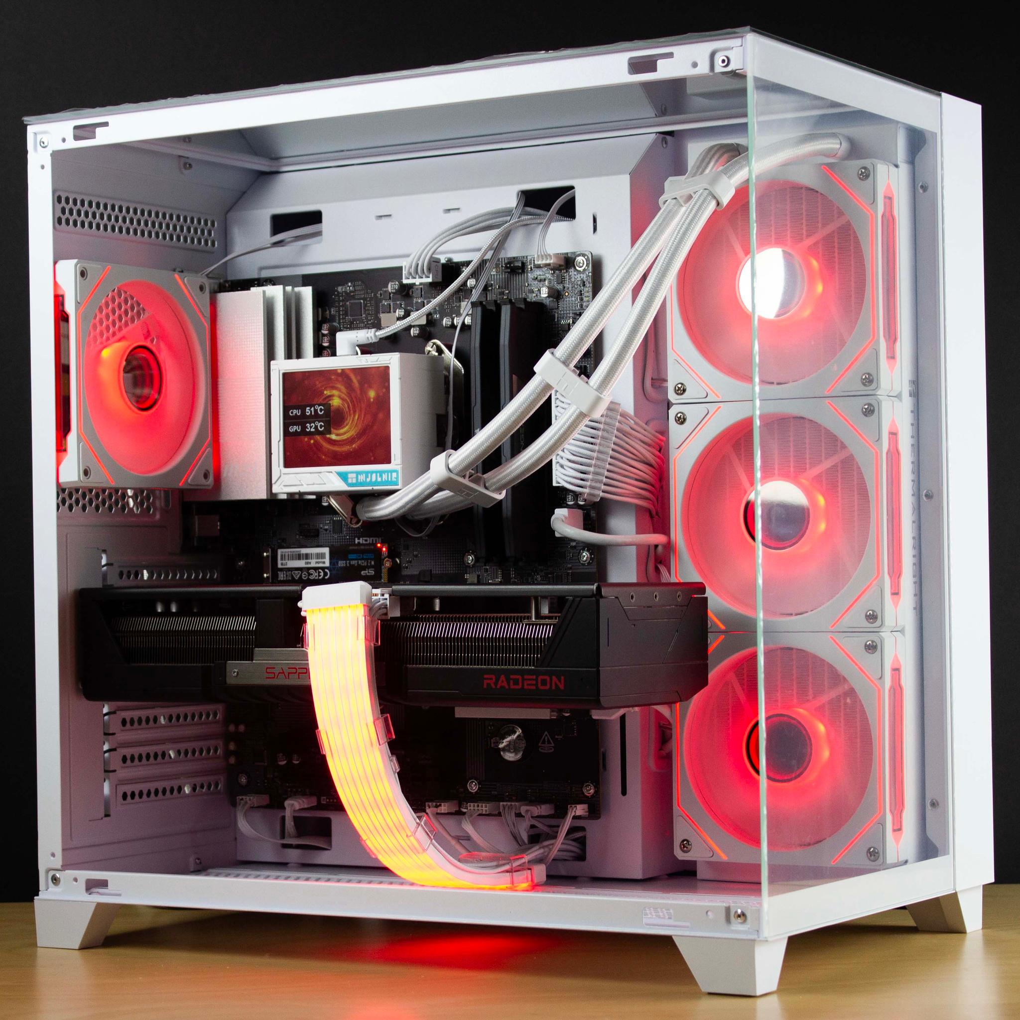 🧊⚡🗡️Blizzard V3 - 4K Gaming PC | RX 9070 XT 16GB, Ryzen 7 7800X3D, 32GB RAM, 2TB NVMe SSD | 🧊⚡🗡