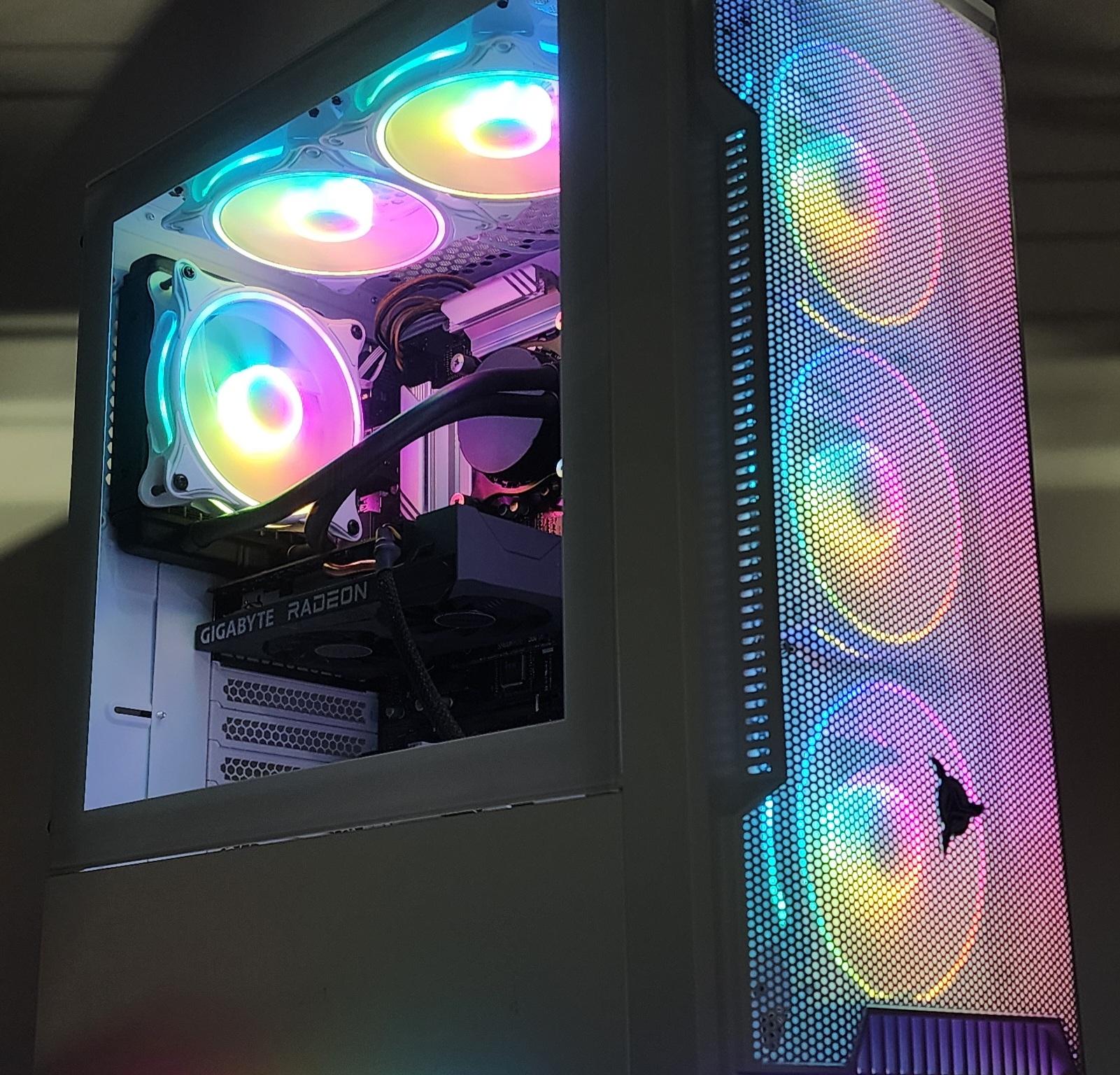 Gaming PC i5-10400F 16GB RAM 500GB SSD RX 6500 XT 4GB Windows 11 Computer