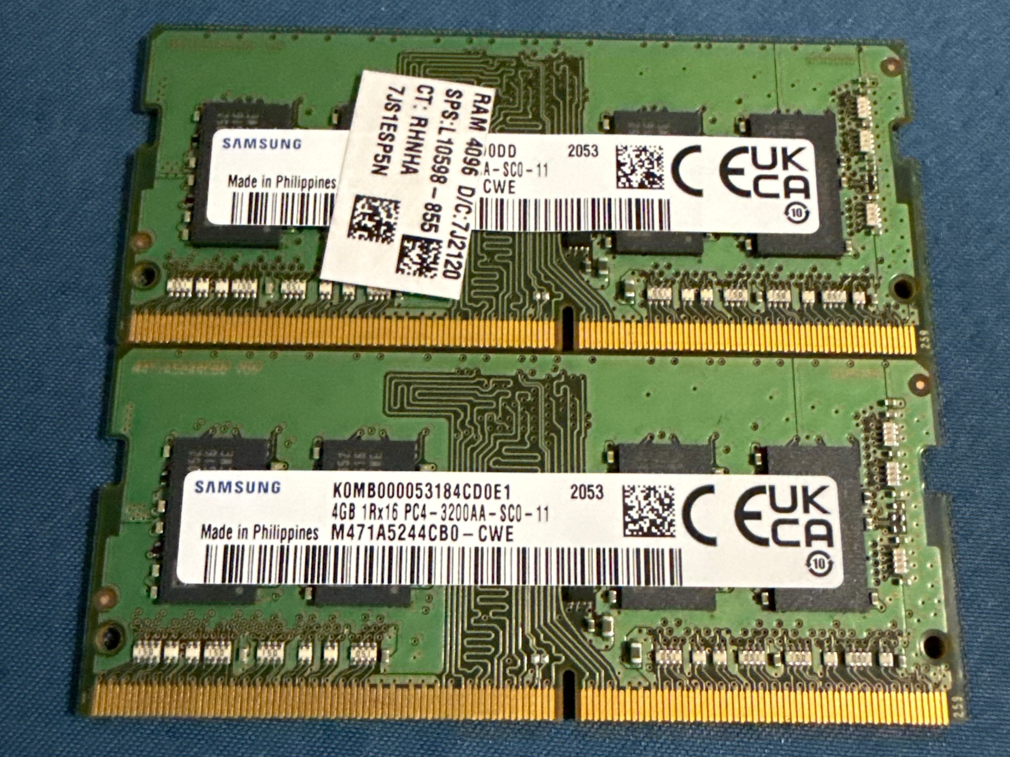 Samsung ddr4 4gb 3200mhz laptop ram