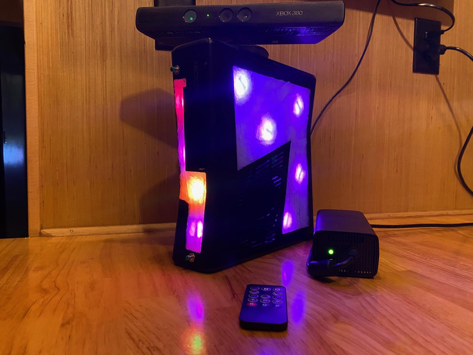 RGH3 Xbox 360 Slim - CASE MODS - Alien themed