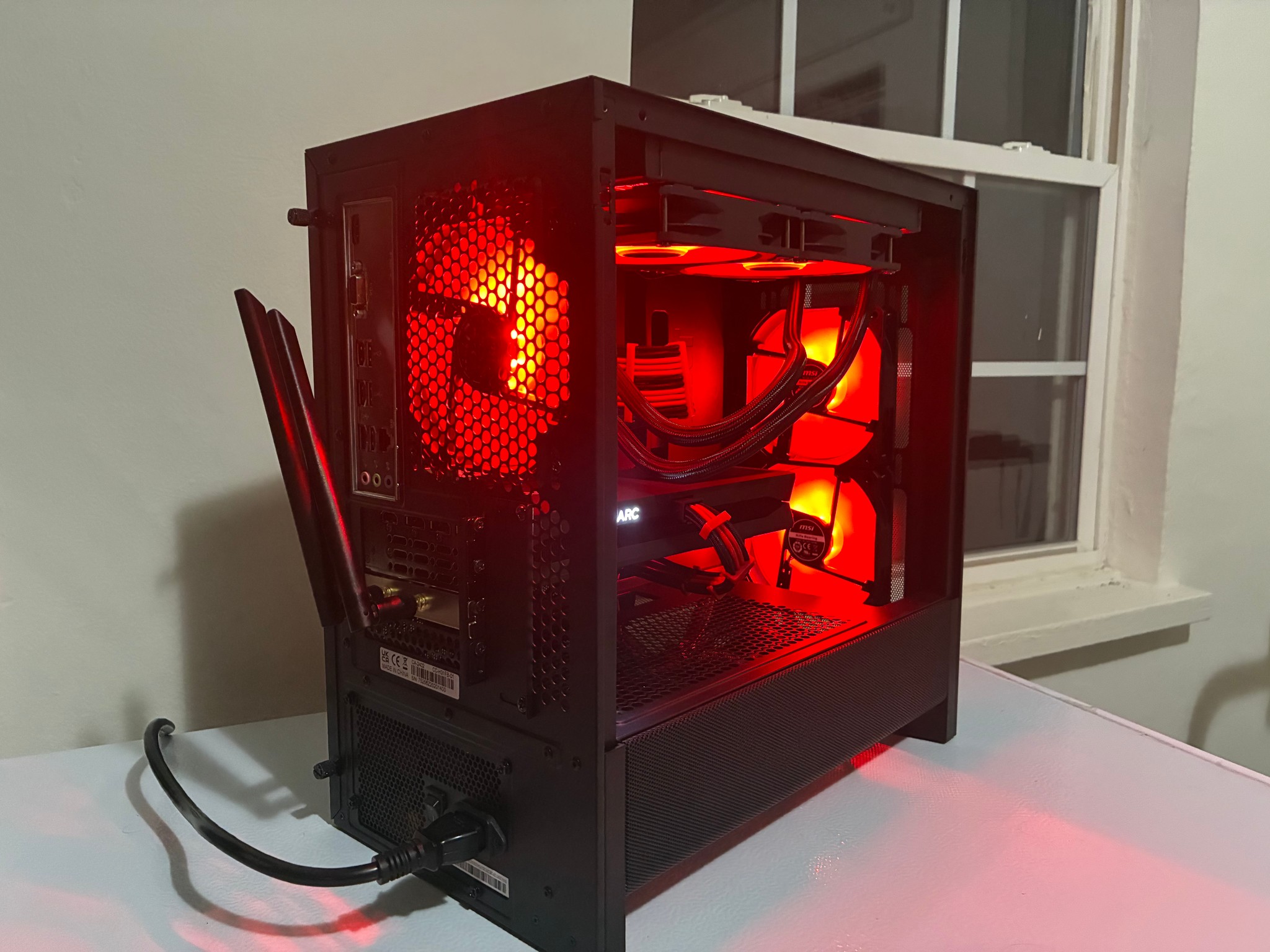 All Intel 1080P Gaming PC: B580 12GB | I5-13400F | 32GB RAM | 1TB Storage | 650W PSU | Micro-ATX