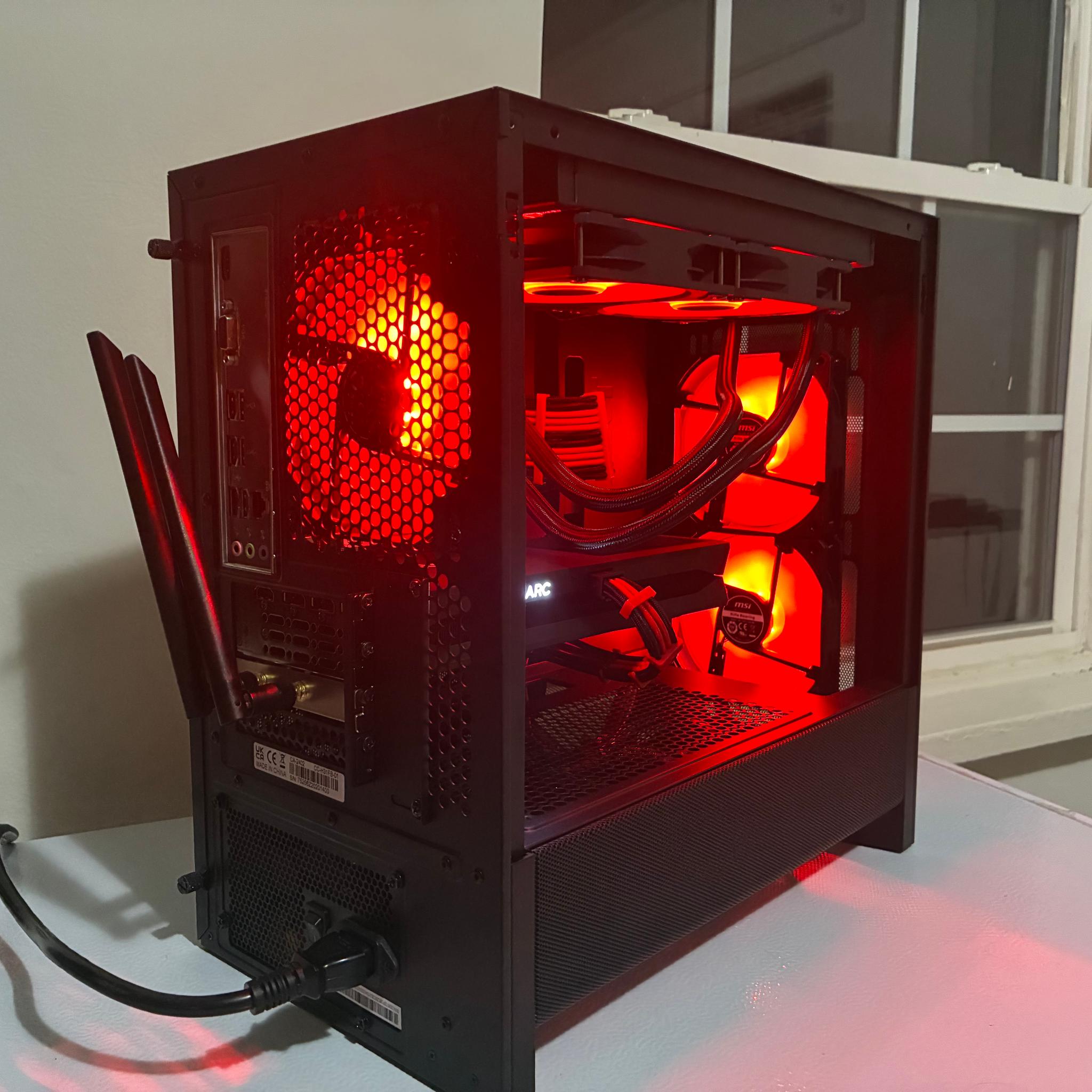 All Intel 1080P Gaming PC: B580 12GB | I5-13400F | 32GB RAM | 1TB Storage | 650W PSU | Micro-ATX