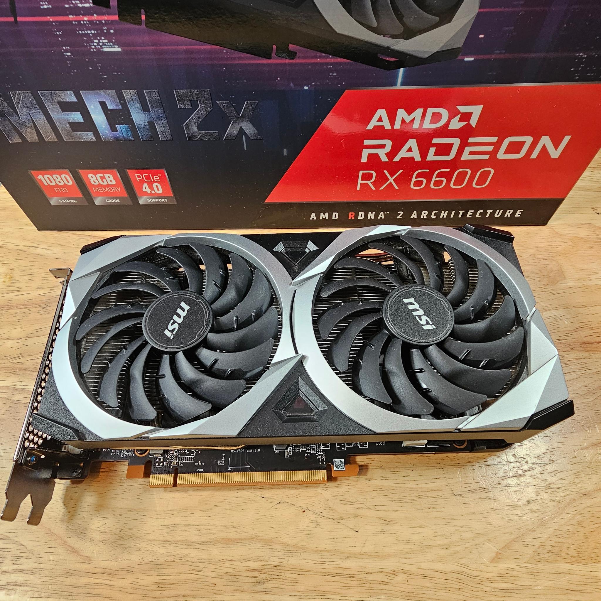 MSI Radeon RX 6600 MECH 2X 8G
