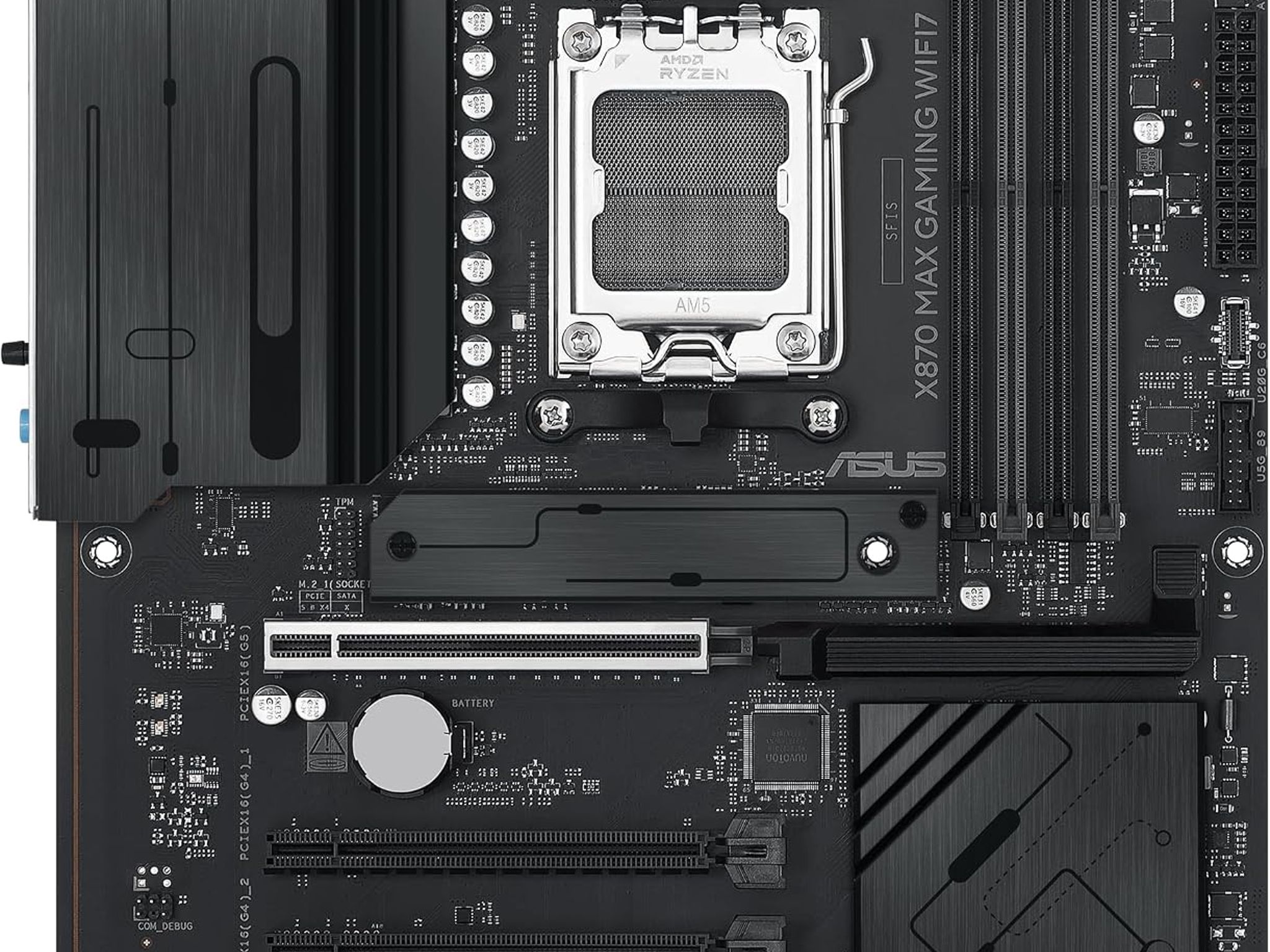 ASUS X870 MAX GAMING WIFI7 AMD X870 AM5 DDR5 ATX Desktop Motherboard