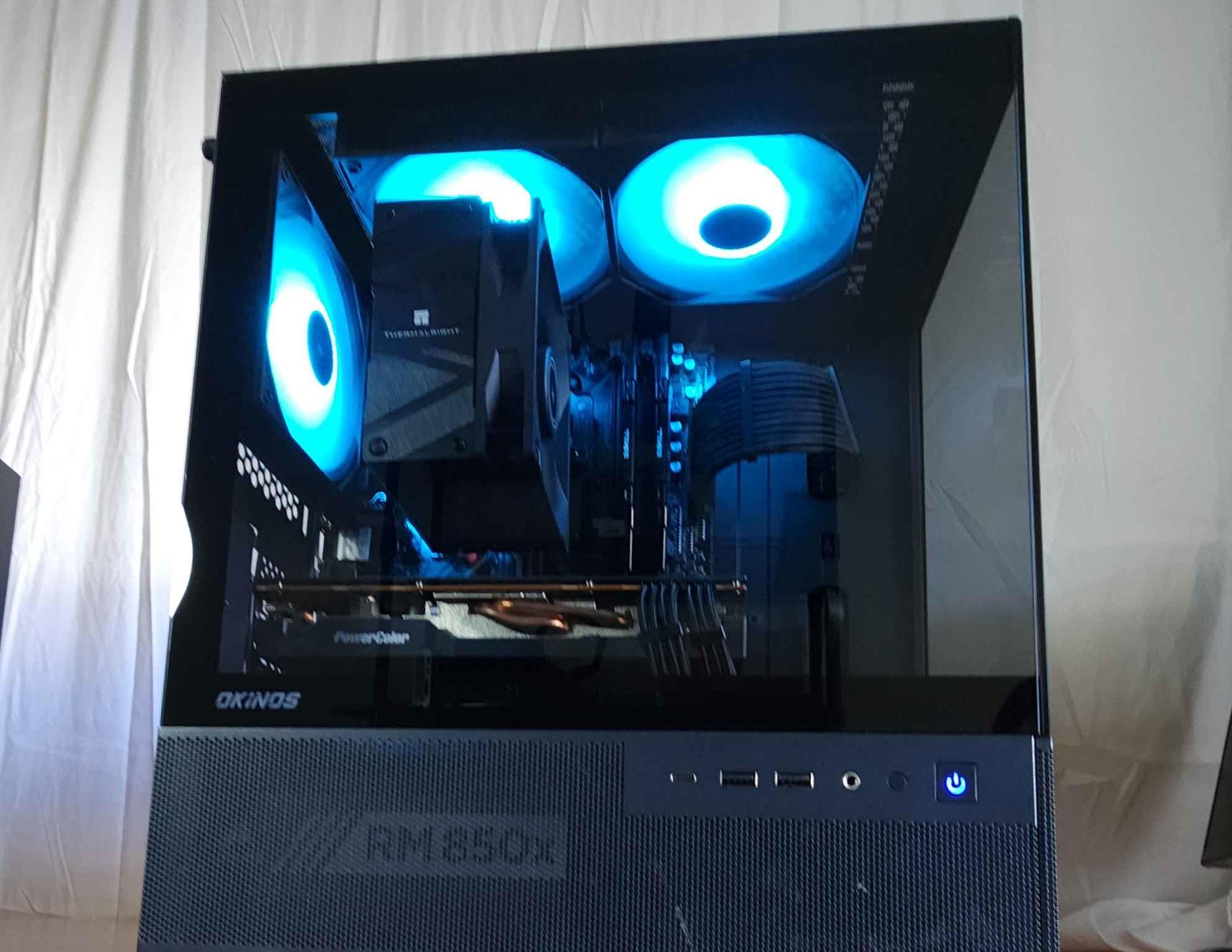 Obsidian core 🌑💻 | Ryzen 5600x | Radeon 6700xt | 32gb | 1tb NVME | 850w | WIFI Included!