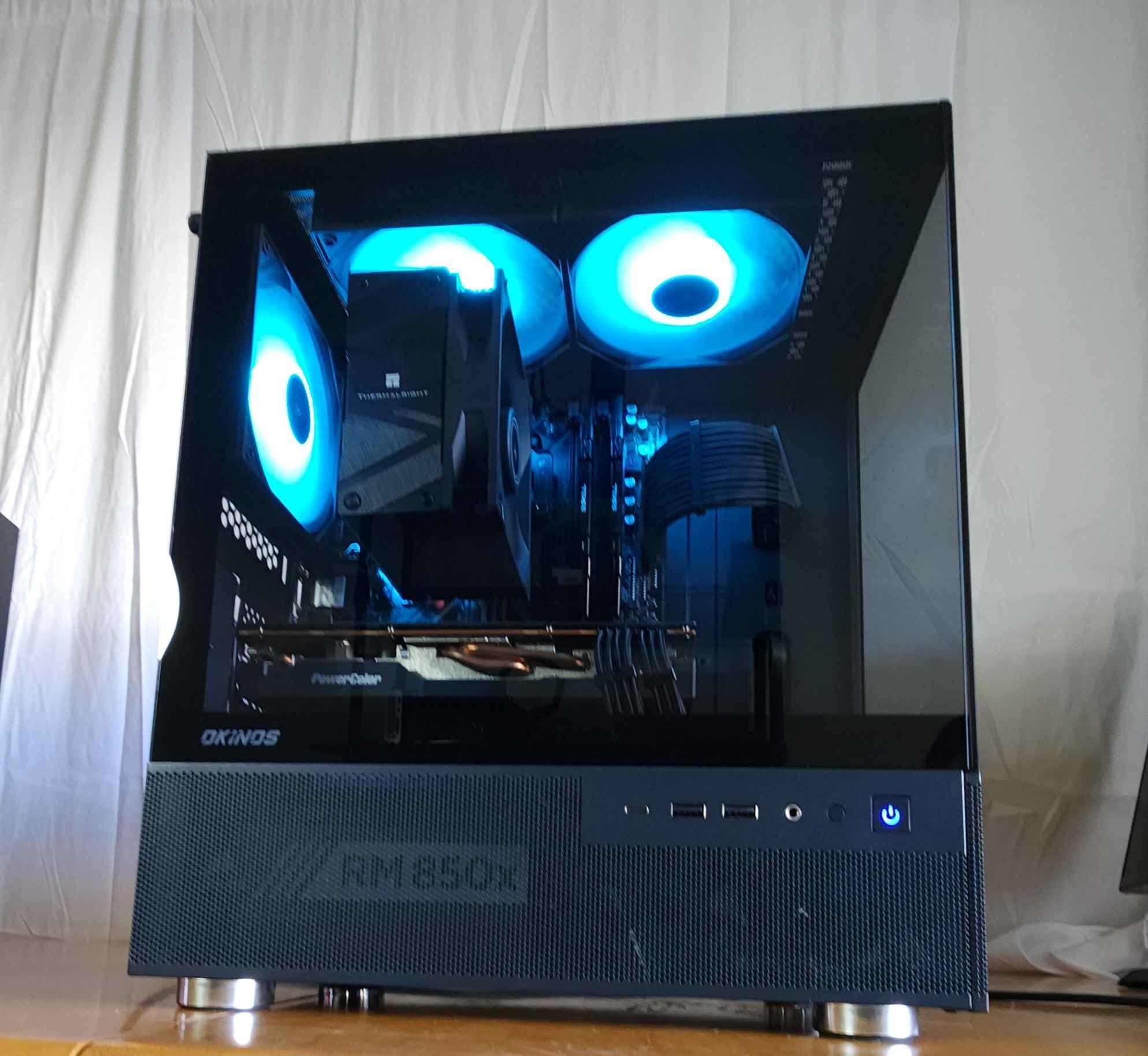 Obsidian core 🌑💻 | Ryzen 5600x | Radeon 6700xt | 32gb | 1tb NVME | 850w | WIFI Included!