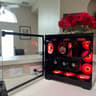 🤑 ON SALE!💰🔥Red Aura🔥 Black Fishtank PC Build 🐟 - 4060 - i9 Intel 🚀 1080p/1440p