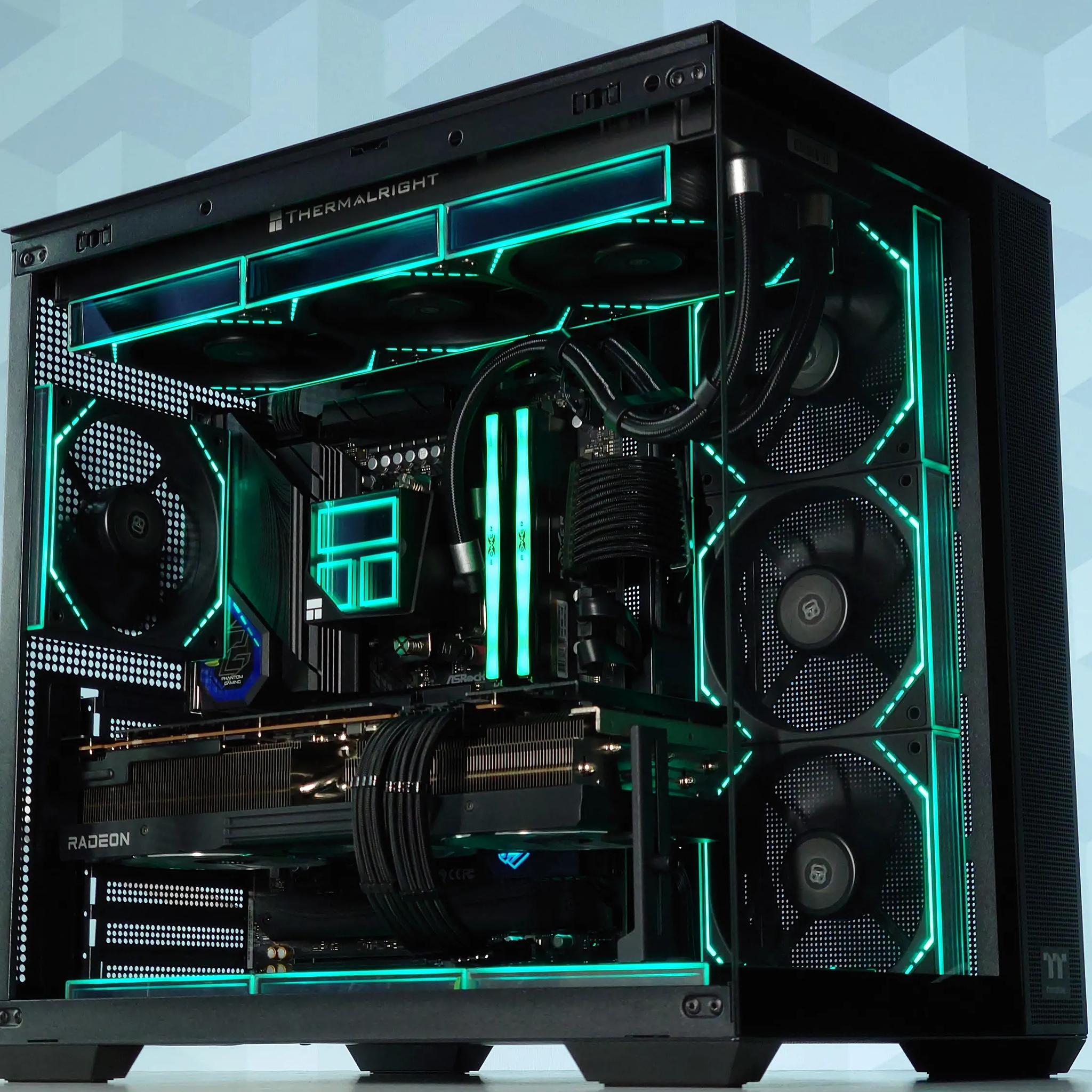 🖤🩵Extreme Gaming PC💎AMD RX 7900 XTX 24GB💎AMD Ryzen 9 7900X3D 12-Core💎32GB DDR5💎2TB SSD