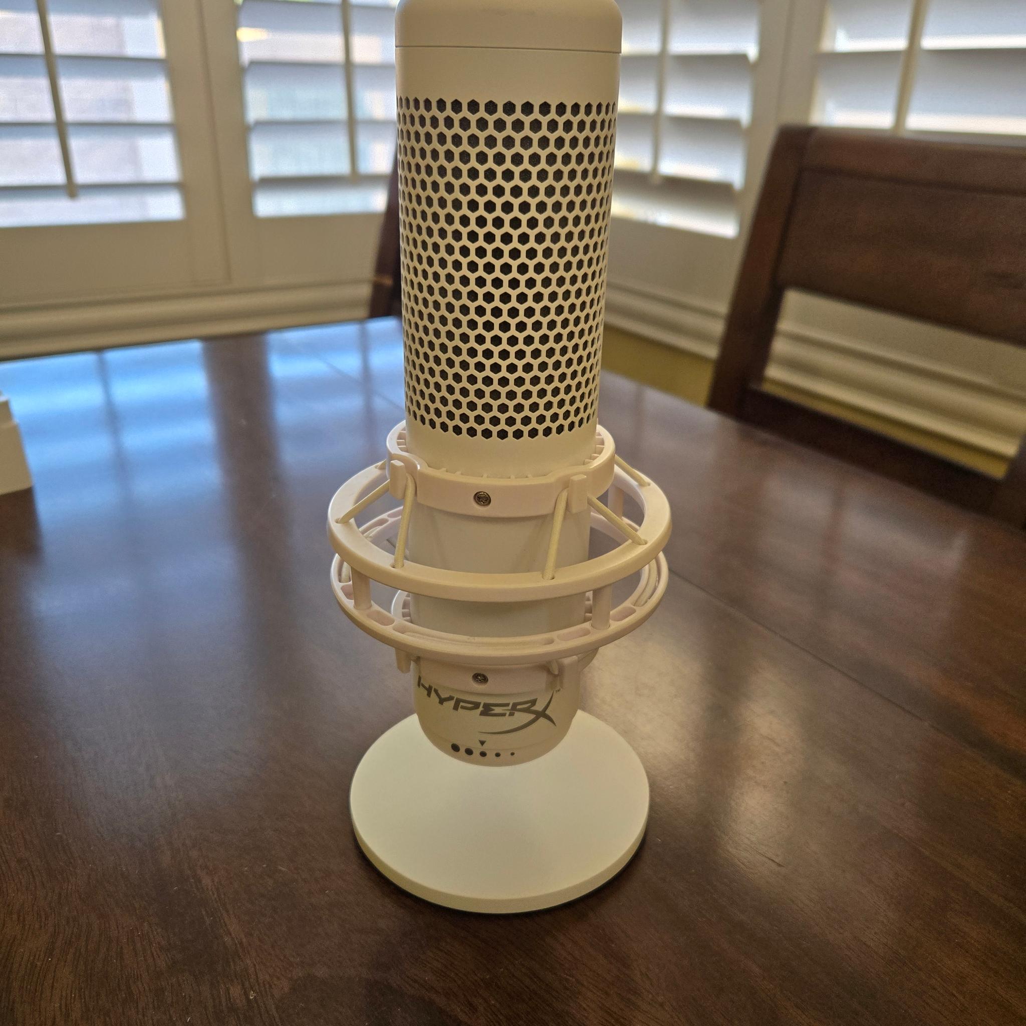 HyperX QuadCast S USB Microphone (White)