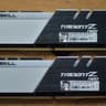G.SKILL Trident Z RGB Series DDR4 RAM, 32GB (2x16GB) 3600MT/s CL16-19-19-39