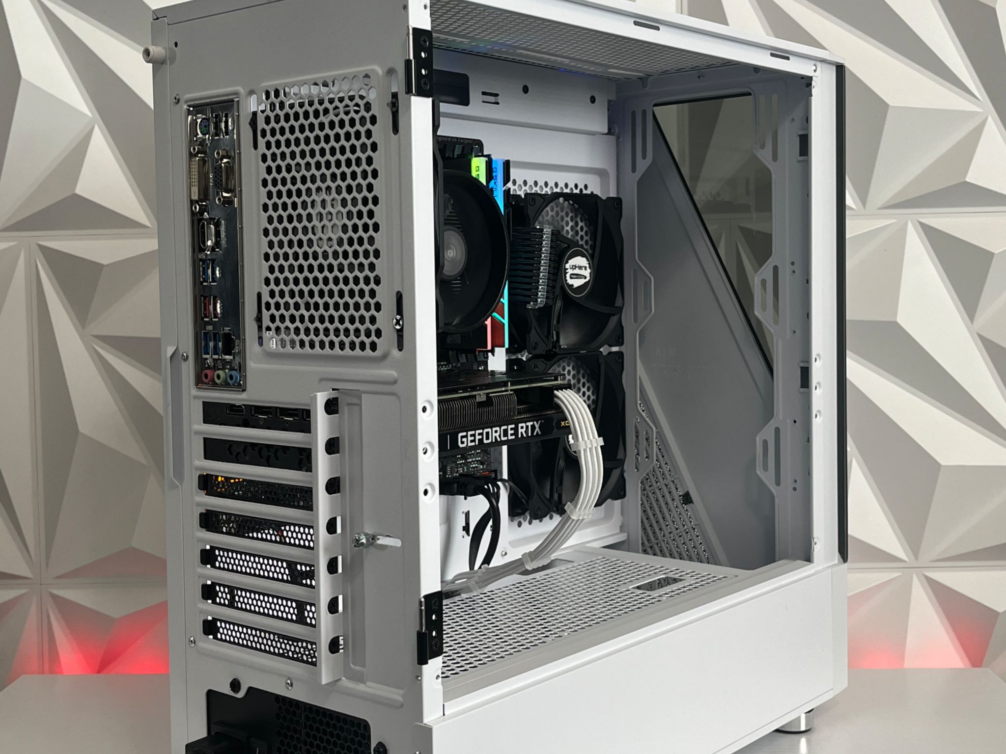RTX 3060 12GB, Ryzen 5 2600X, 16GB RAM | White RGB Gaming Computer/PC