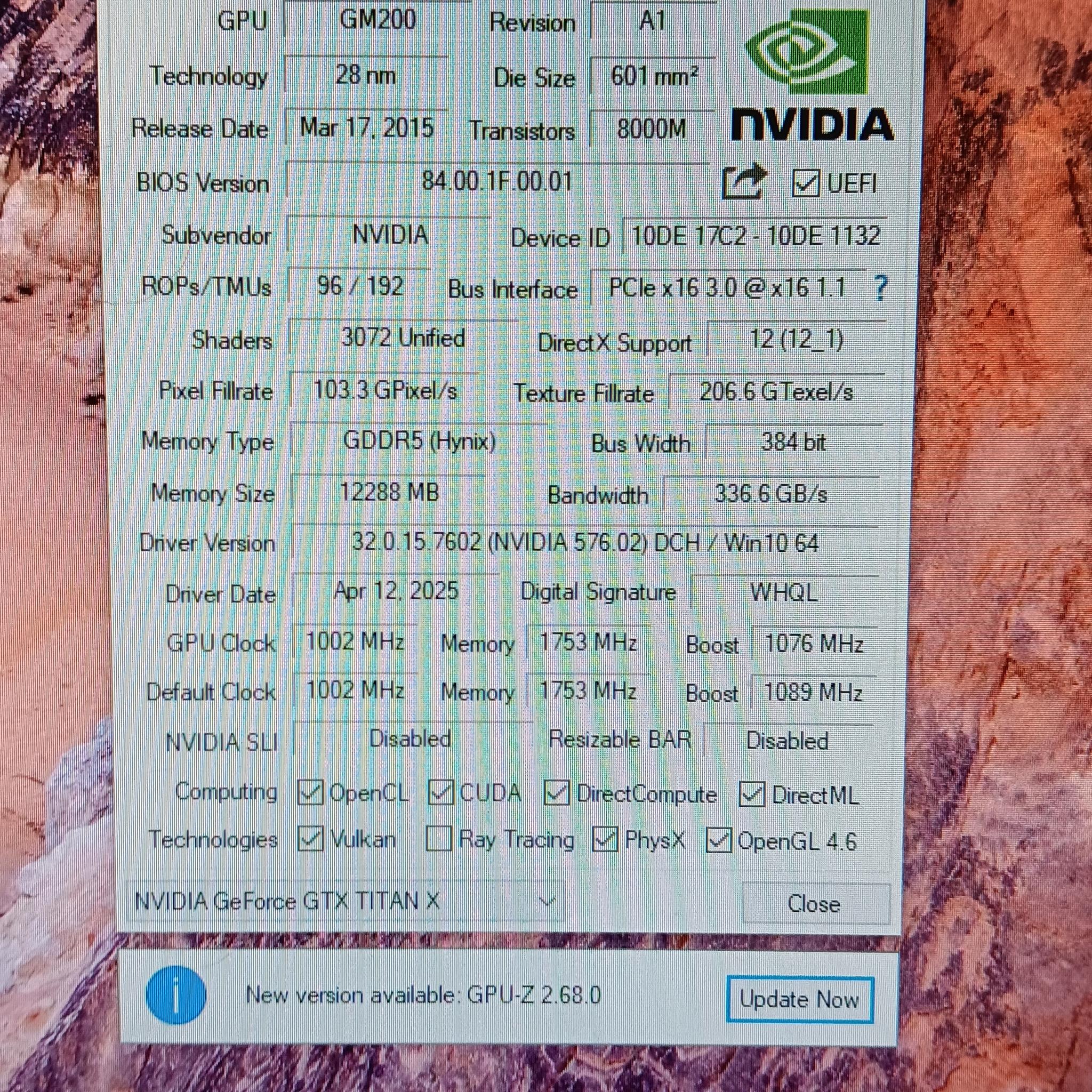 NVIDIA GeForce GTX Titan X