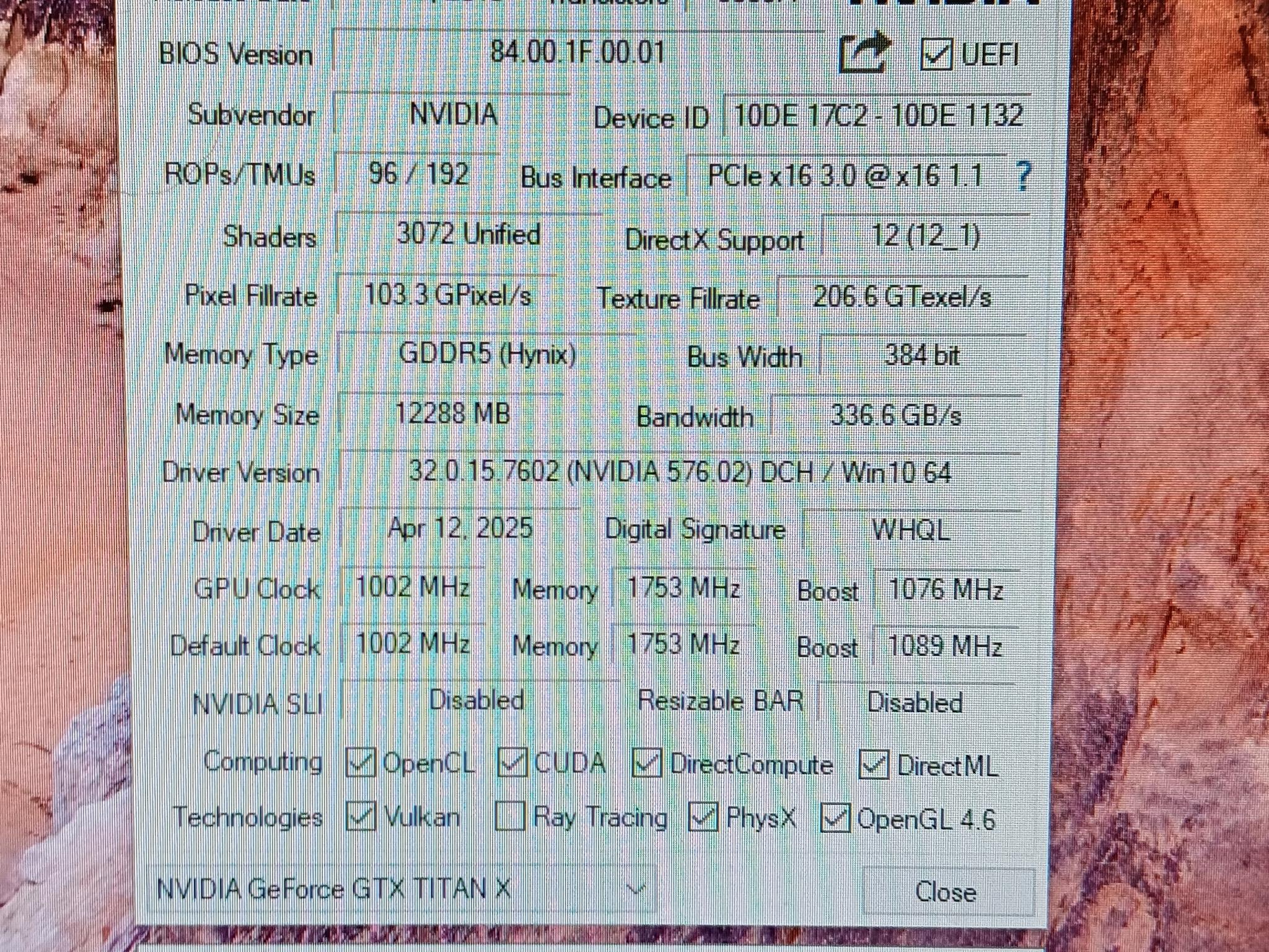 NVIDIA GeForce GTX Titan X