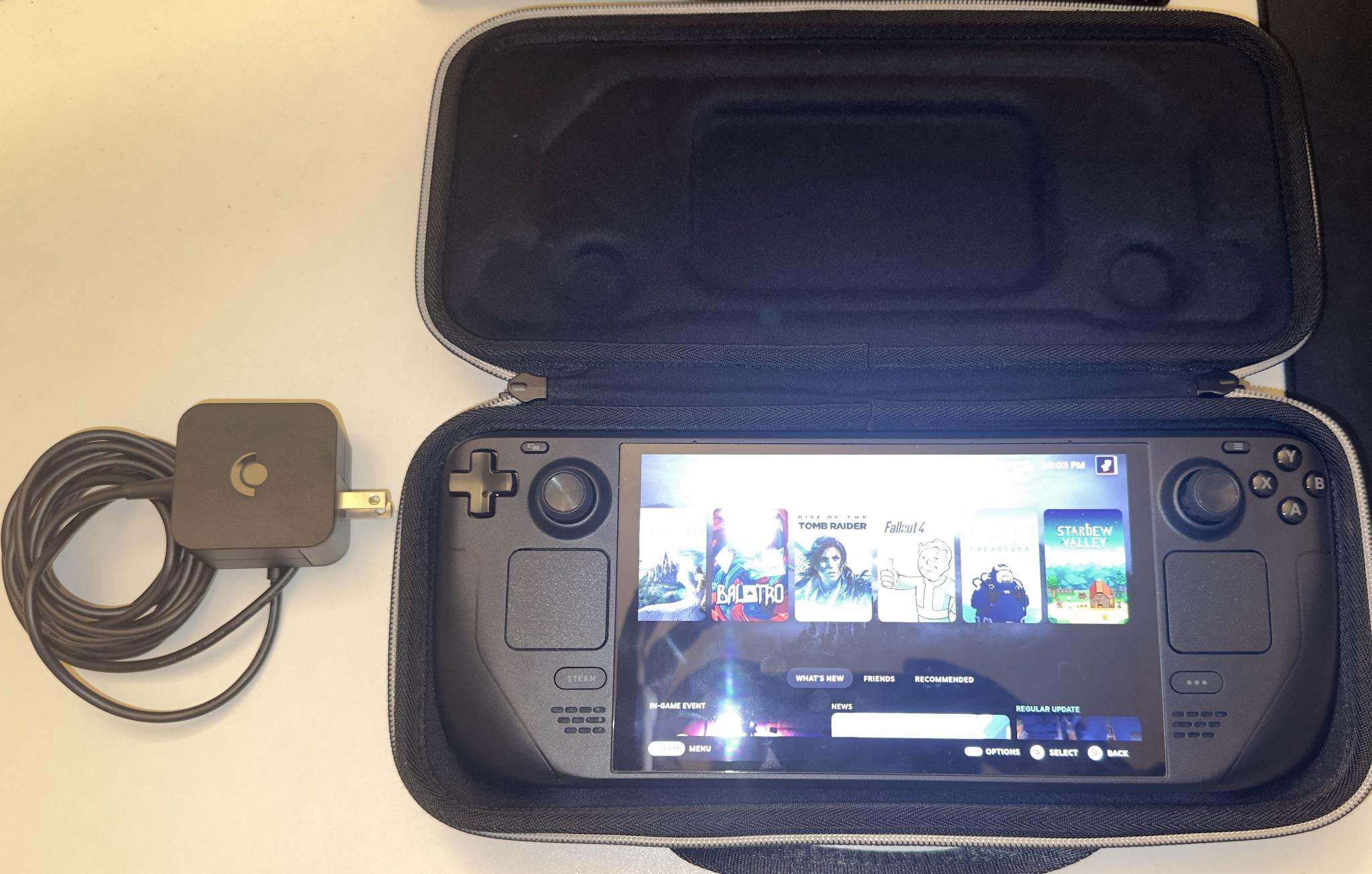 Valve Steam Deck OLED 512GB Black Handheld Console + 512GB MicroSD Card