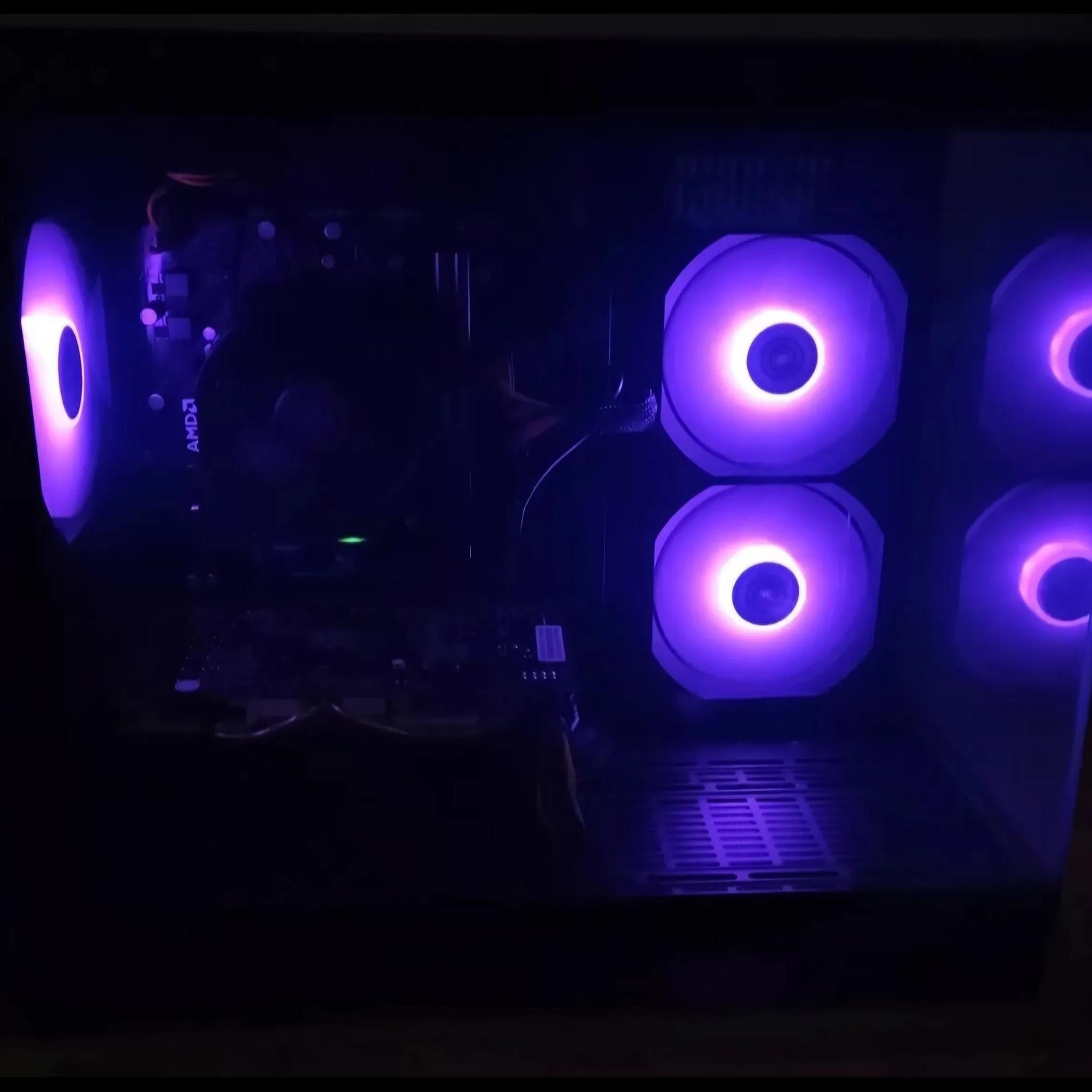 Custom Gaming PC | Ryzen 5 5500, RX580 2048SP 8GB, 16GB DDR4, 1TB Nvme SSD, Windows 11 Pro, Wifi USB