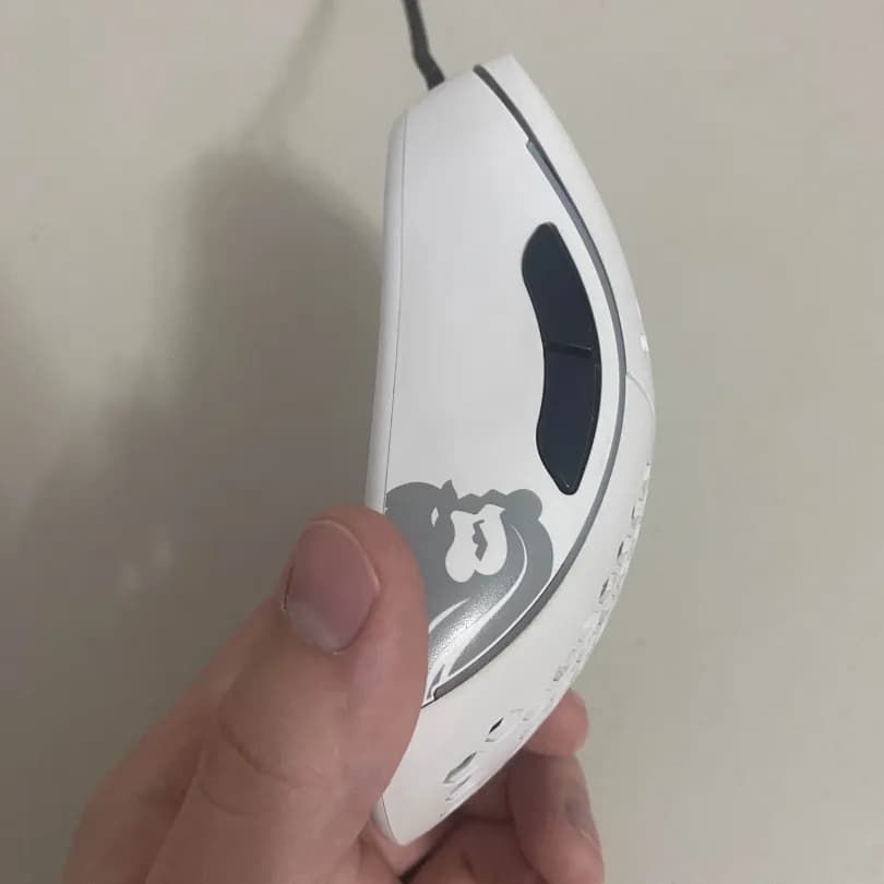 Glorious Model D Wired Gaming Mouse | Matte White | Super Light Right-Handed Mouse
