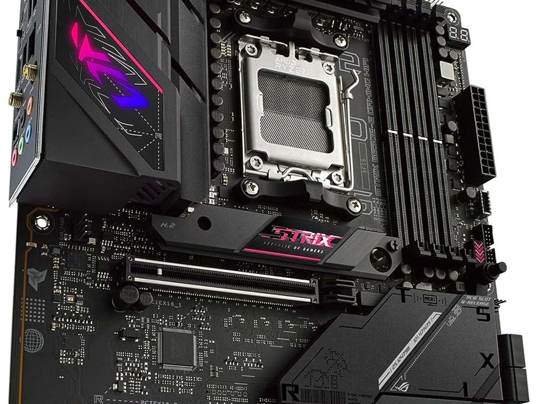 ASUS ROG STRIX B650E-E GAMING WIFI AMD AM5 B650 ATX M.2 Desktop Motherboard A