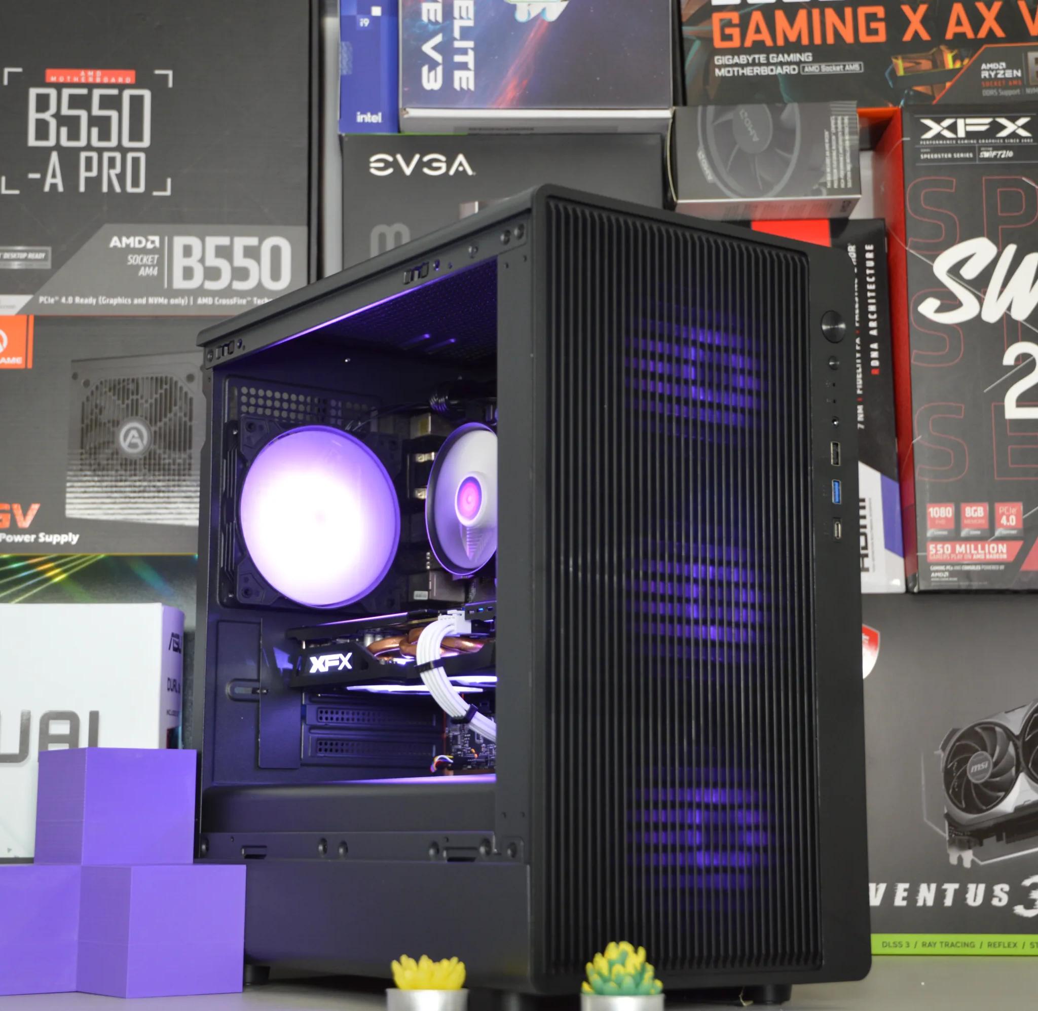 🏙️ BUDGET GAMING PC🏙️| RX 480 8GB | RYZEN 5 1500X | 16GB DDR4 RAM | 512GB NVME SSD | Blue Skies |