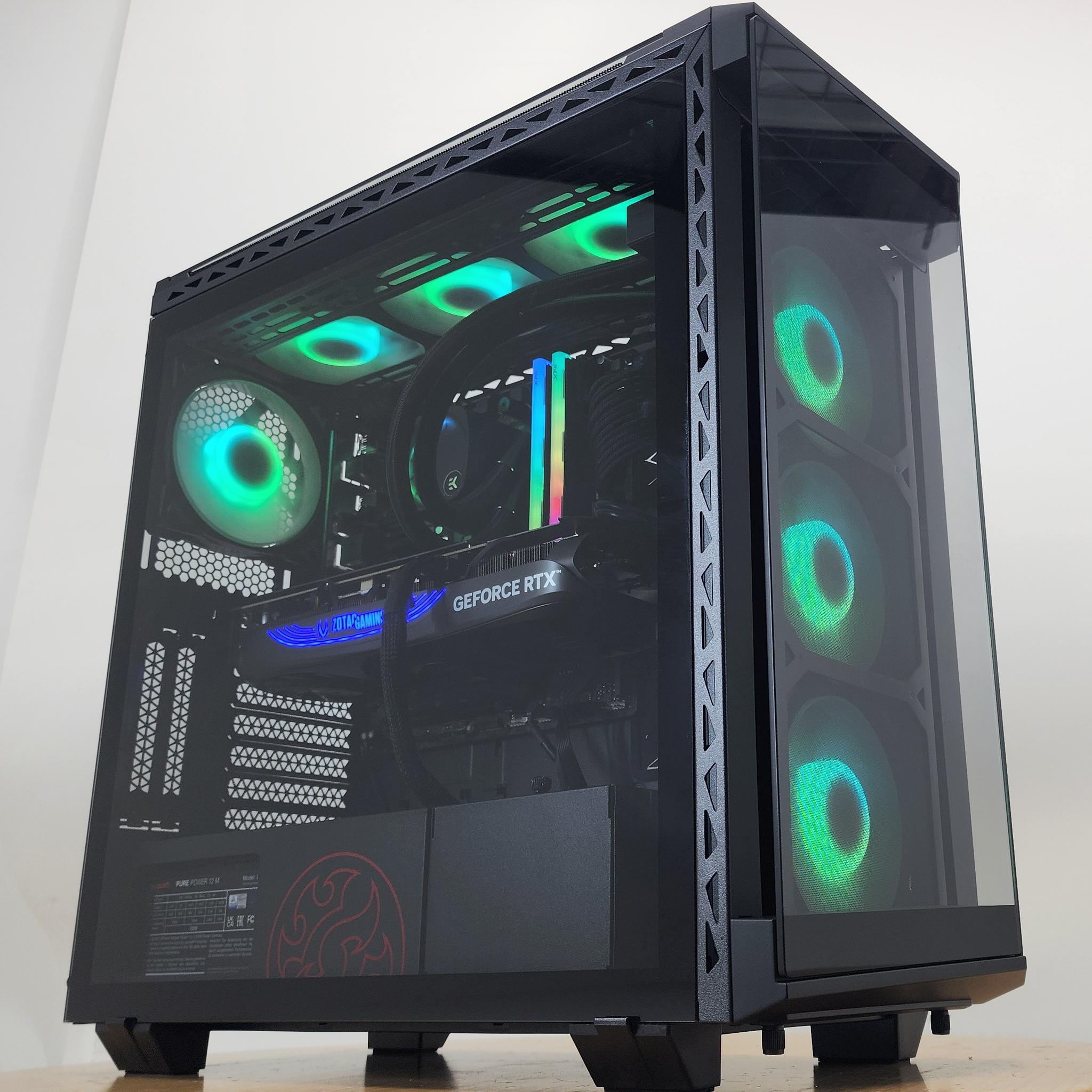 Gaming PC Ryzen 7 7800X3D 32GB RAM 1TB SSD RTX 4080 SUPER 16GB Win11 Computer