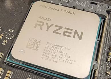 AMD Ryzen 7 5700x CPU (8 Cores, 16 Threads)