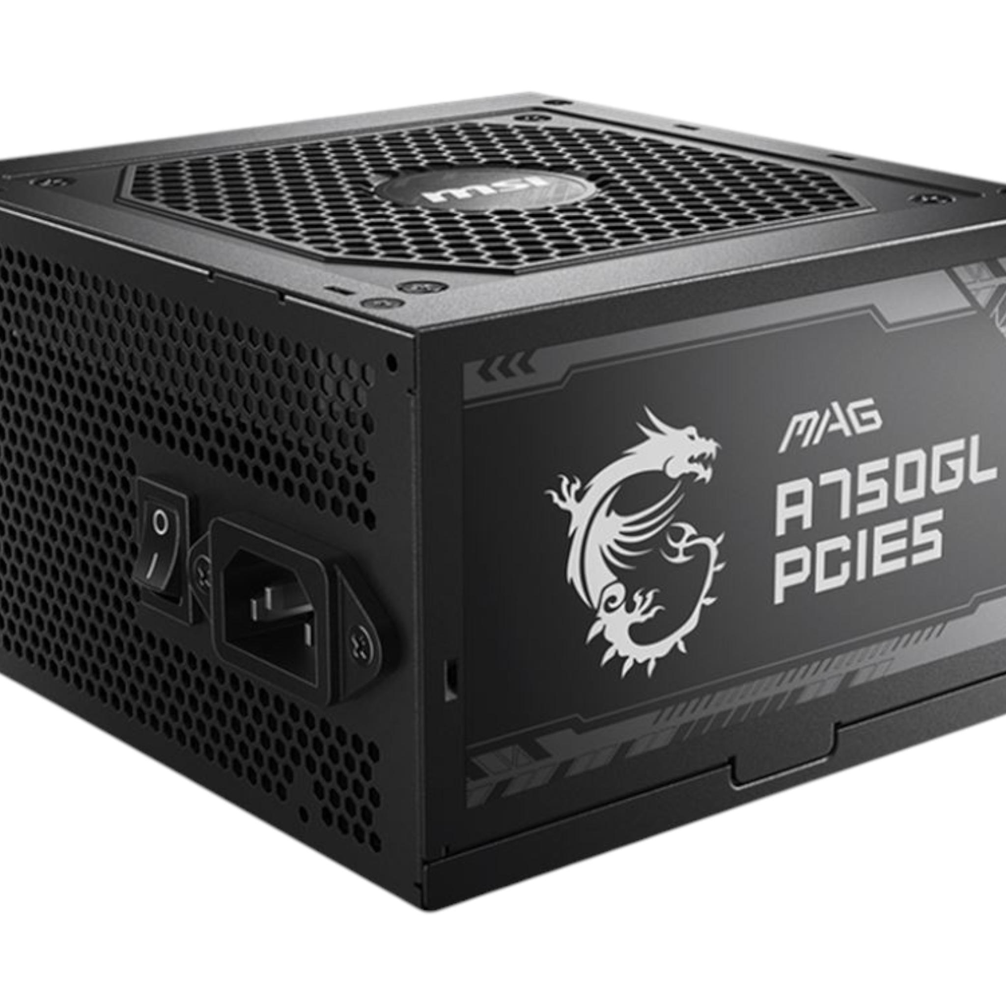 MSI MAG A750GL PCIE5 750 Watt 80 Plus Gold